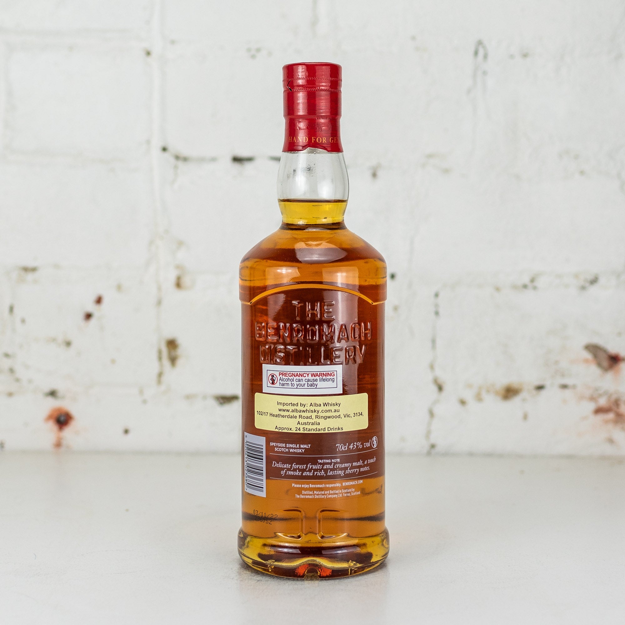 Benromach - 10YO Single Malt Scotch Whisky 700ml