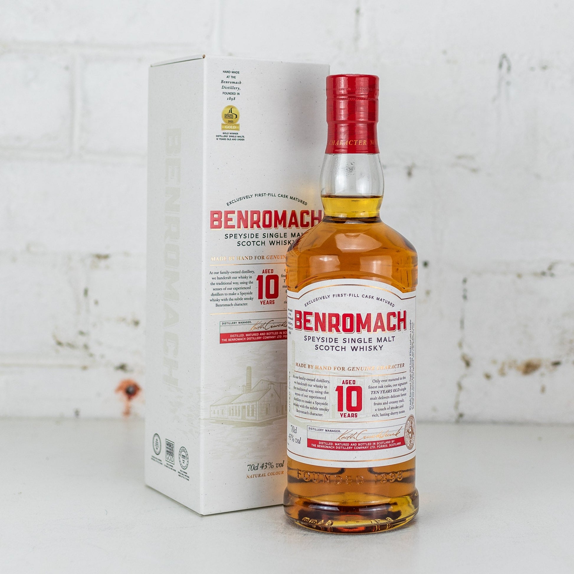 Benromach - 10YO Single Malt Scotch Whisky 700ml