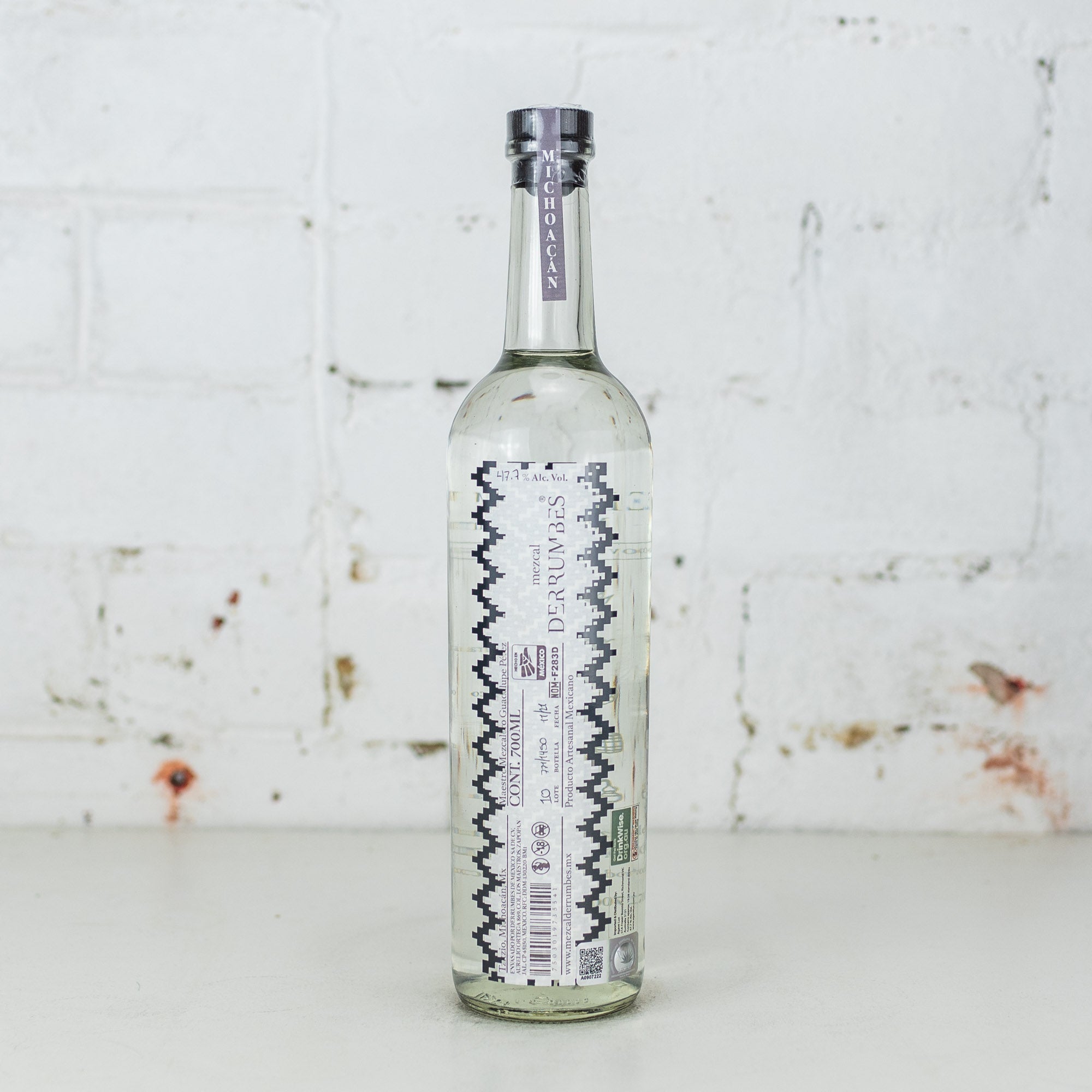 Mezcal Derrumbes - Michoacan Cupreata Inaequidens 700ml