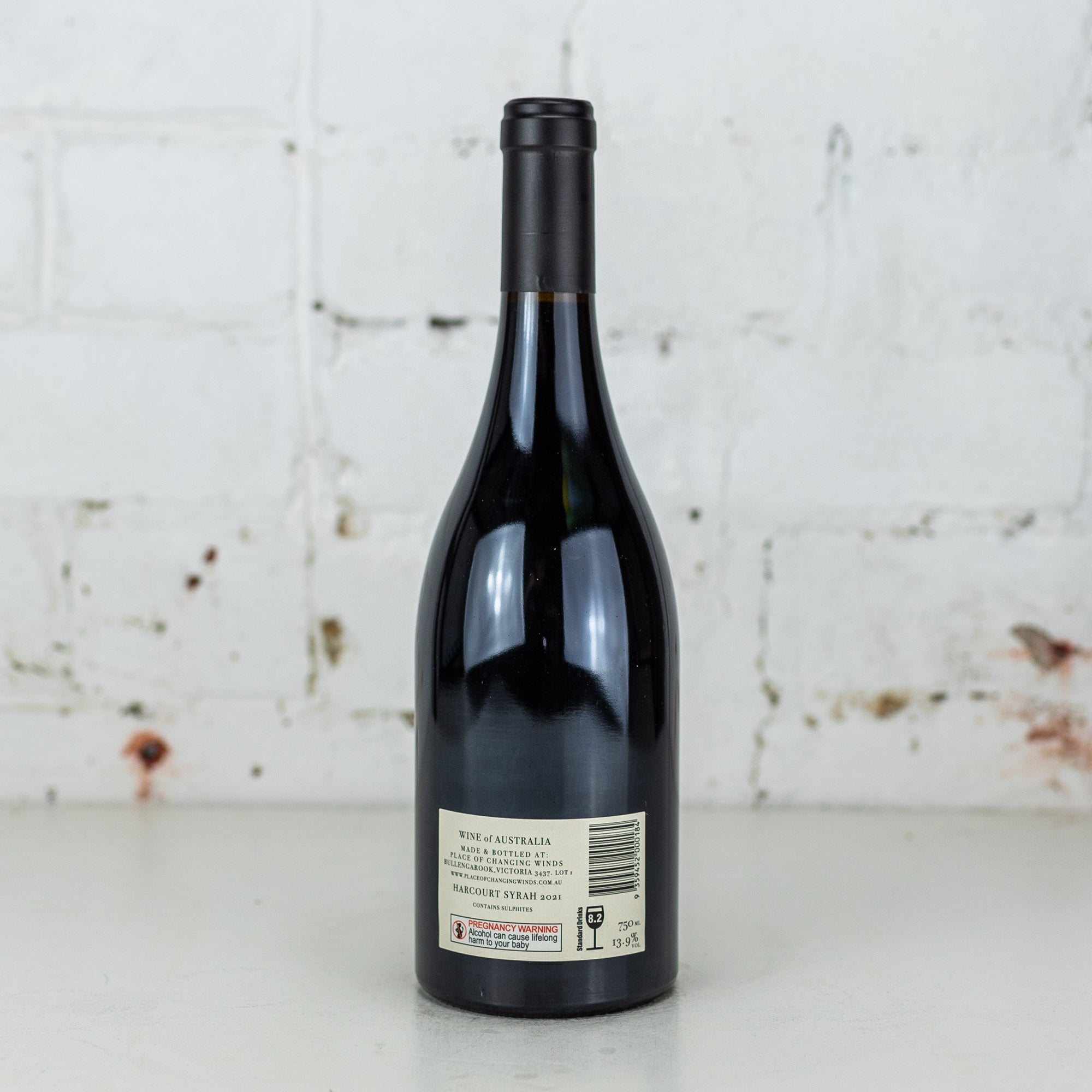 Place of Changing Winds - Harcourt Syrah 2021 750ml