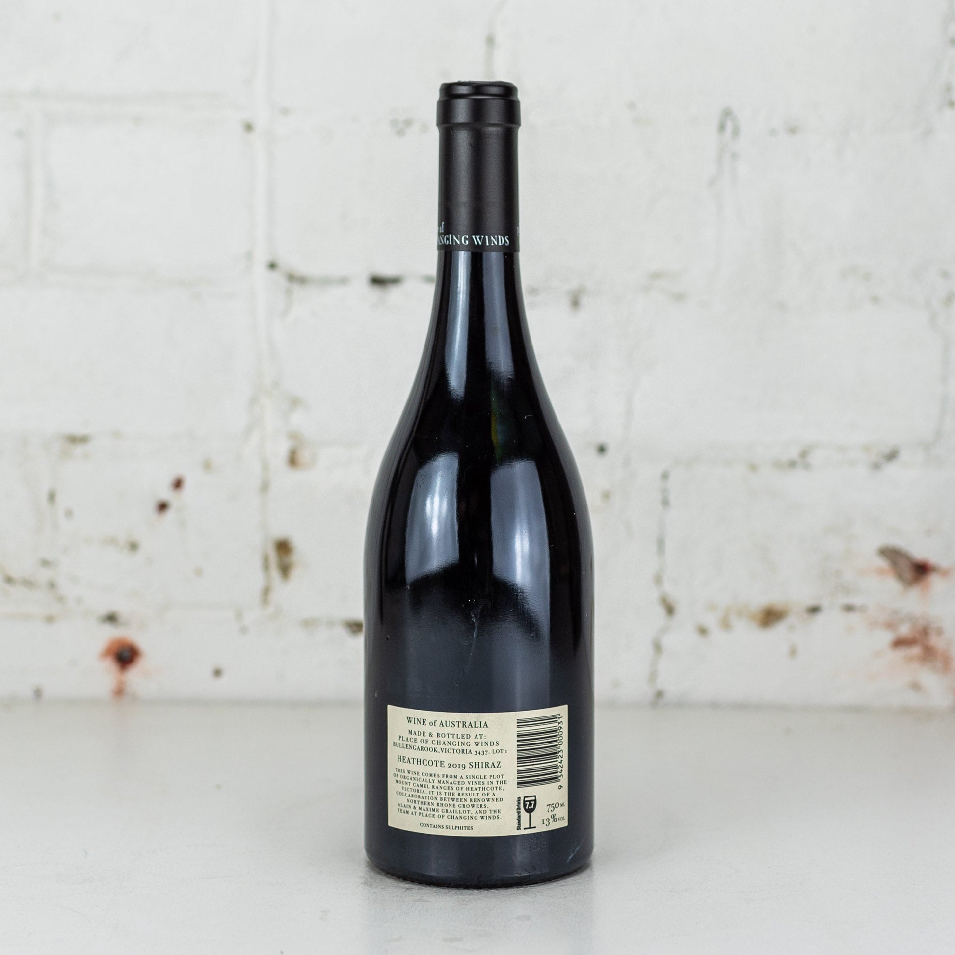 Place of Changing Winds - Heathcote Syrah 2019 750ml
