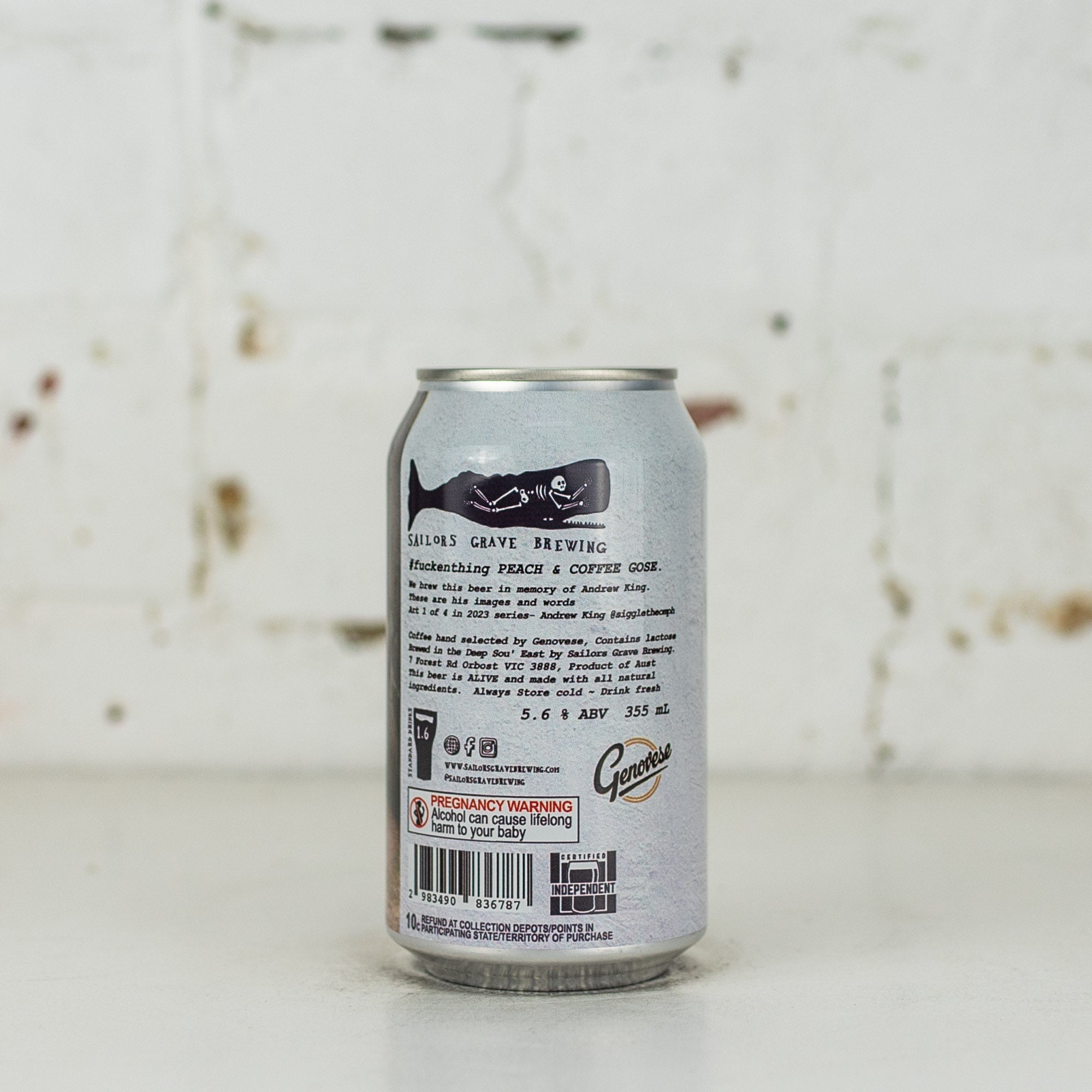 Sailors Grave - #FUCKENTHING Peach & Coffee Gose