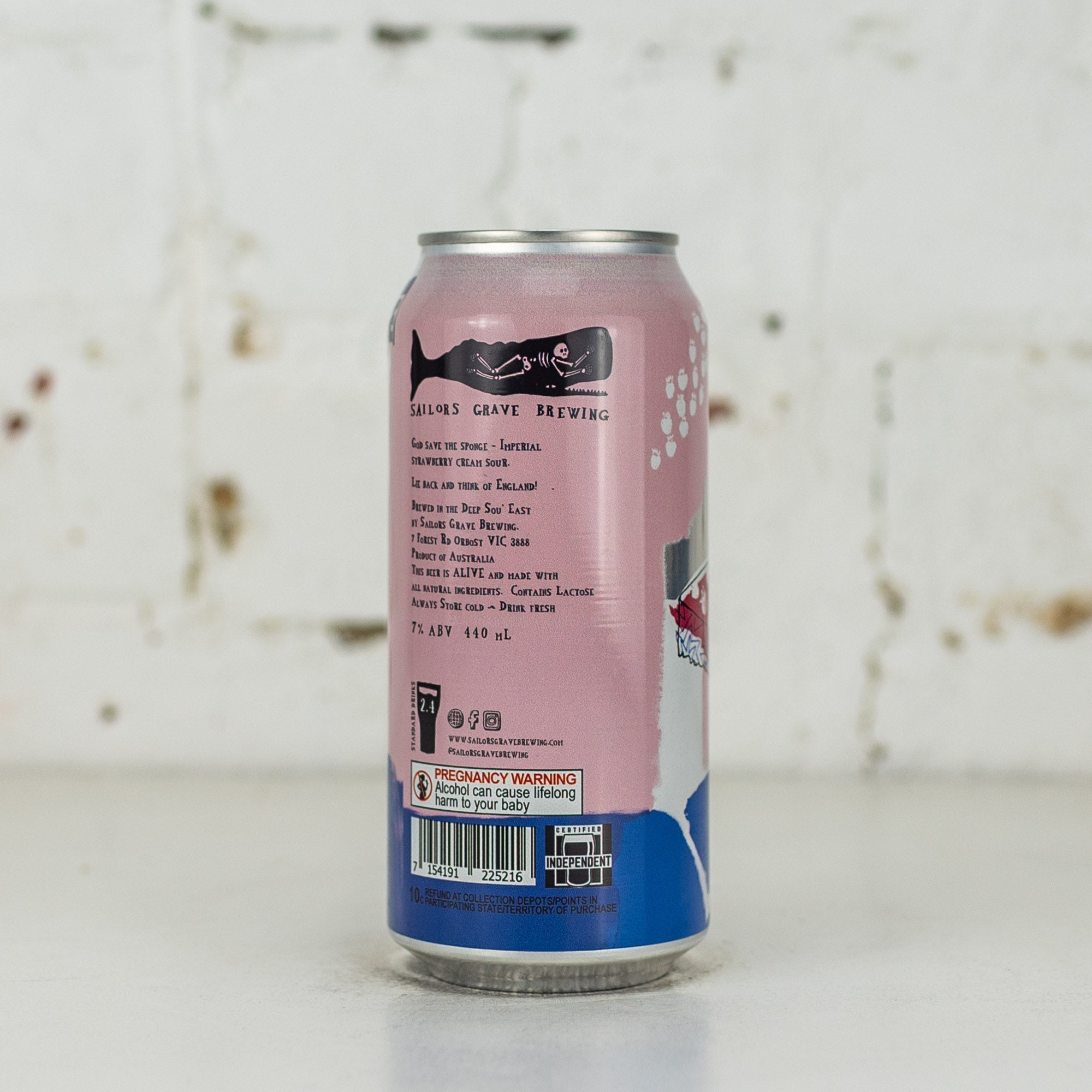 Sailors Grave - God Save The Sponge Imperial Strawberry Cream Sour