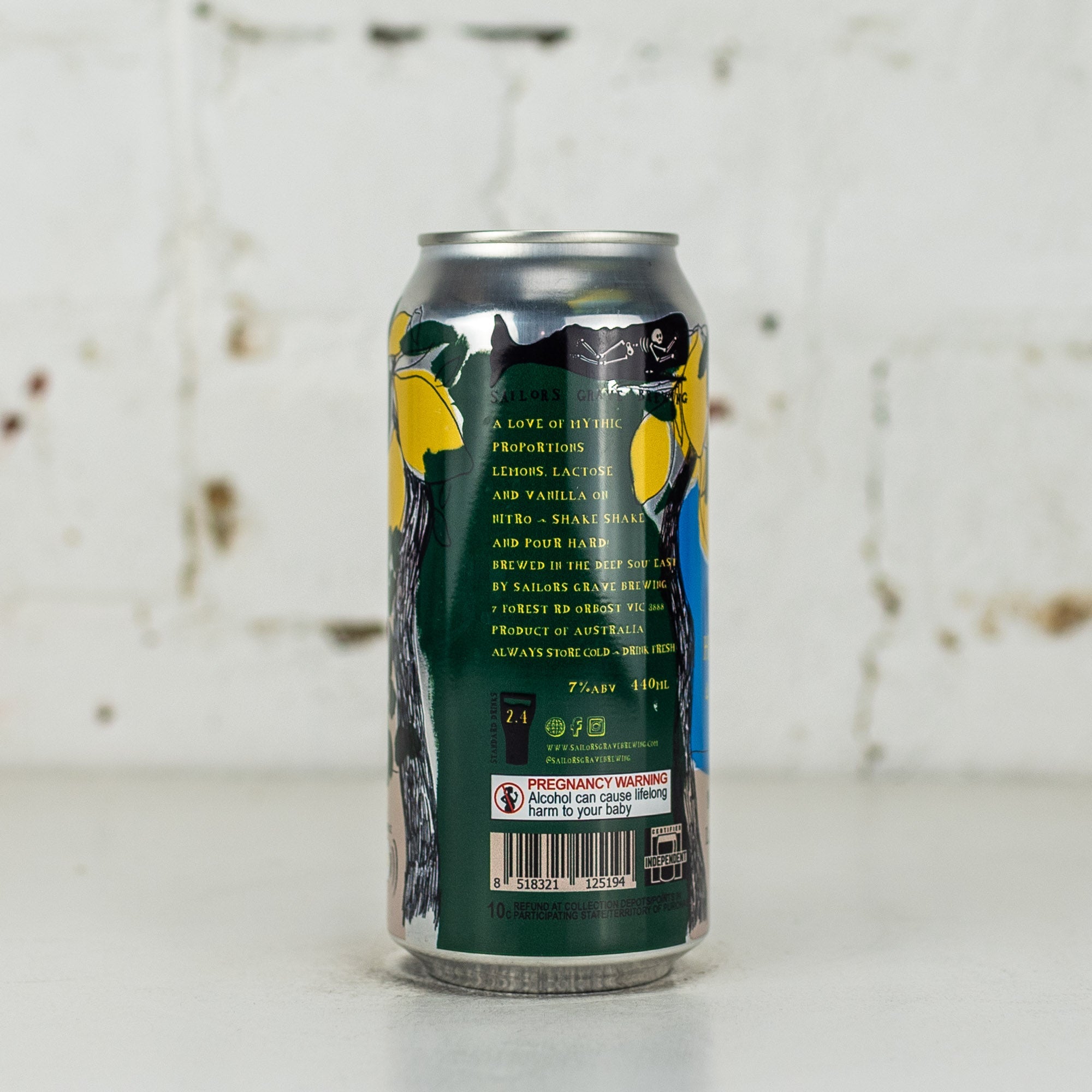 Sailors Grave - Hercules & Amalfi Forever Nitro Imperial Lemon Meringue Cream Sour