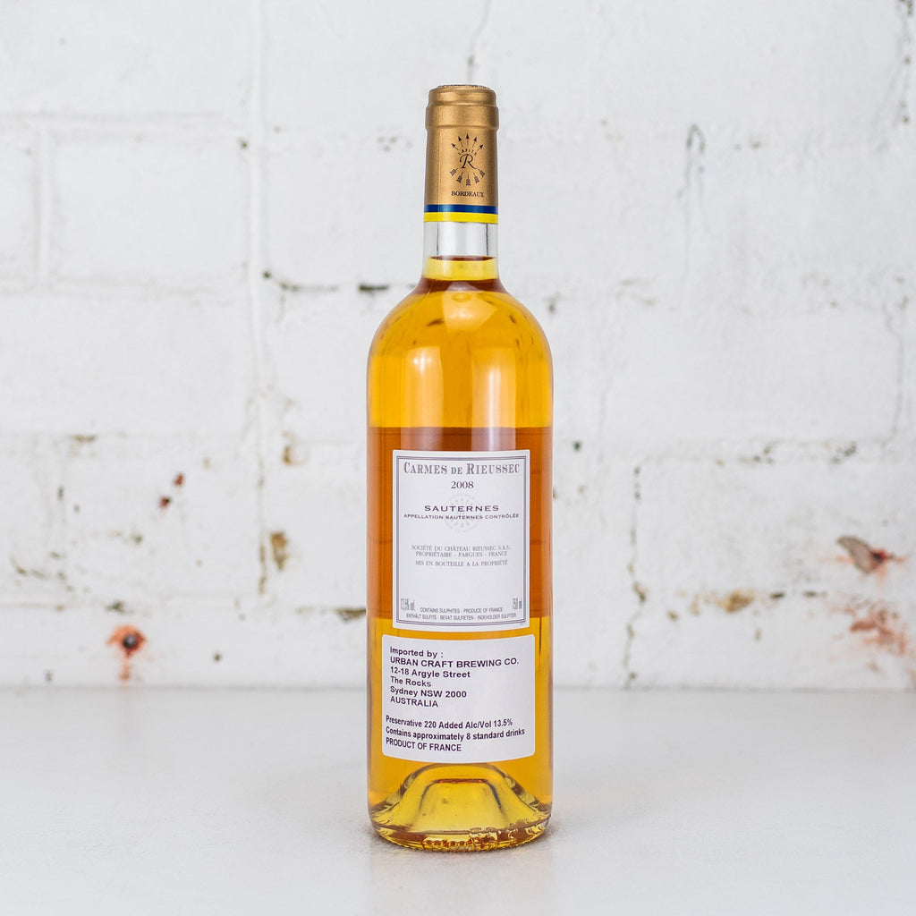 Carmes De Rieussec - Sauternes 2008 750ml
