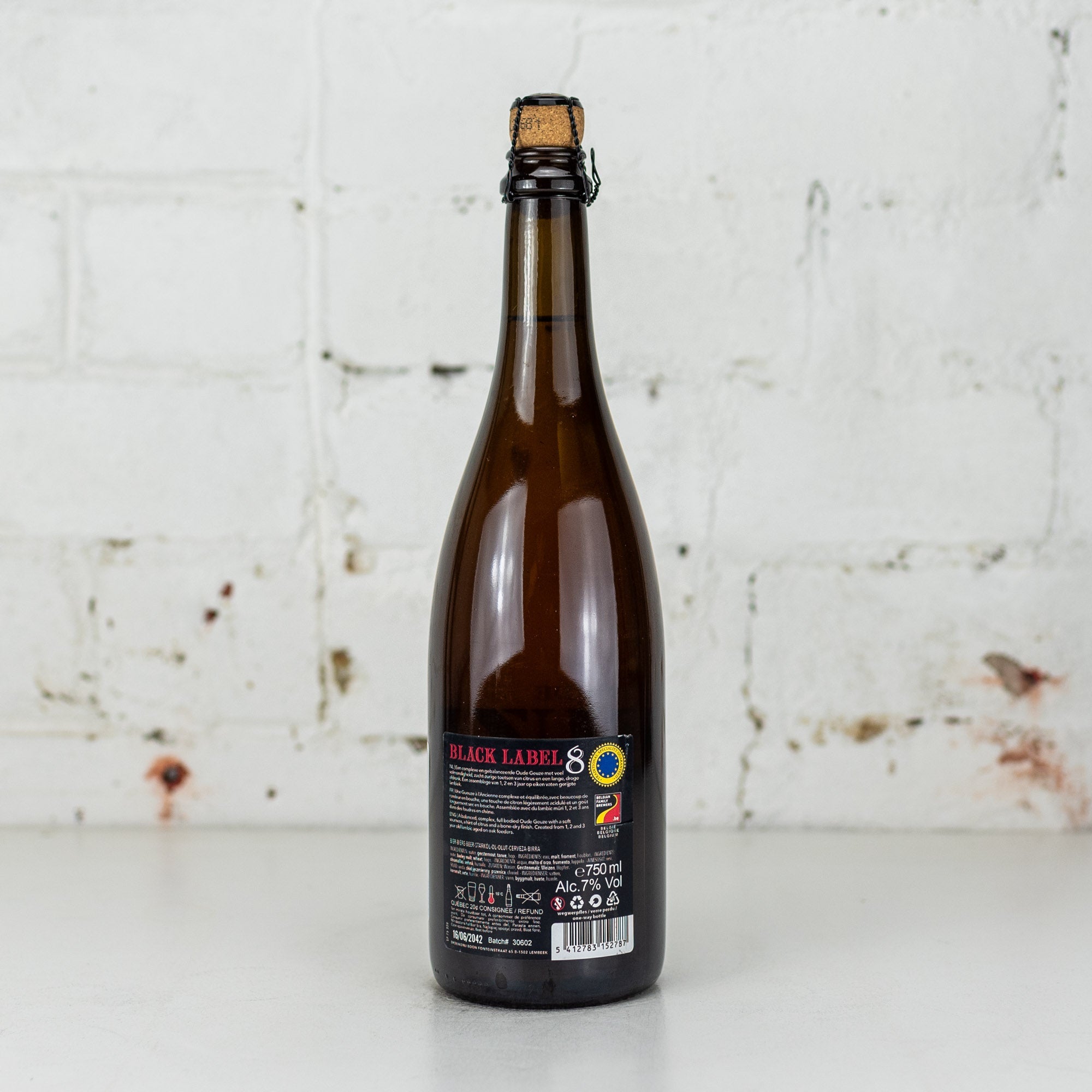 Boon - Oude Geuze Boon Black Label Edition No 8 750ml
