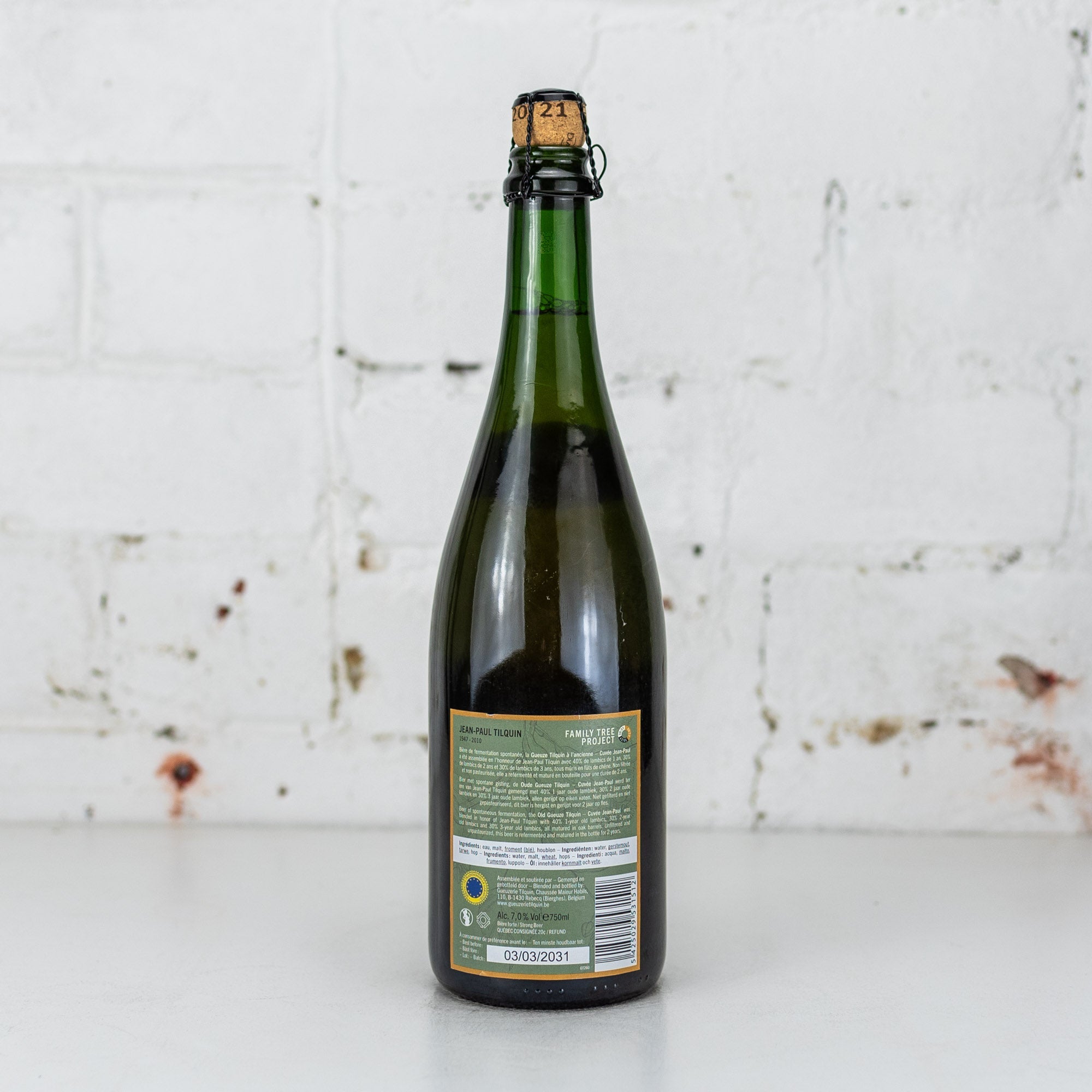 Tilquin - Gueuze Cuvee Jean Paul 2020/2021 750ml