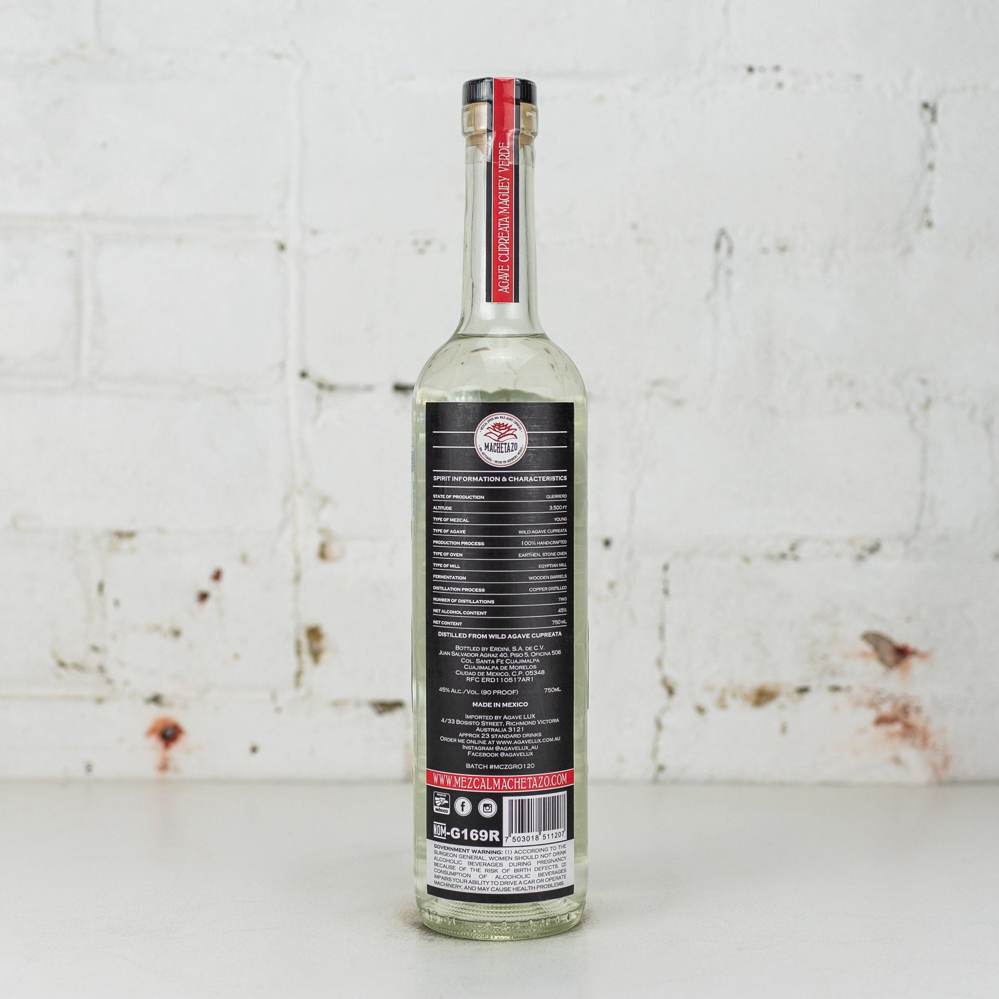 Machetazo - Cupreata Mezcal 750ml