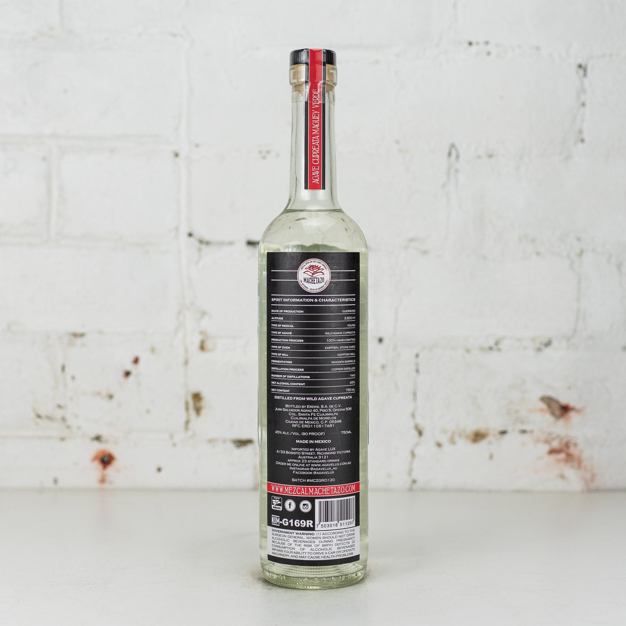 Machetazo - Cupreata Mezcal 750ml