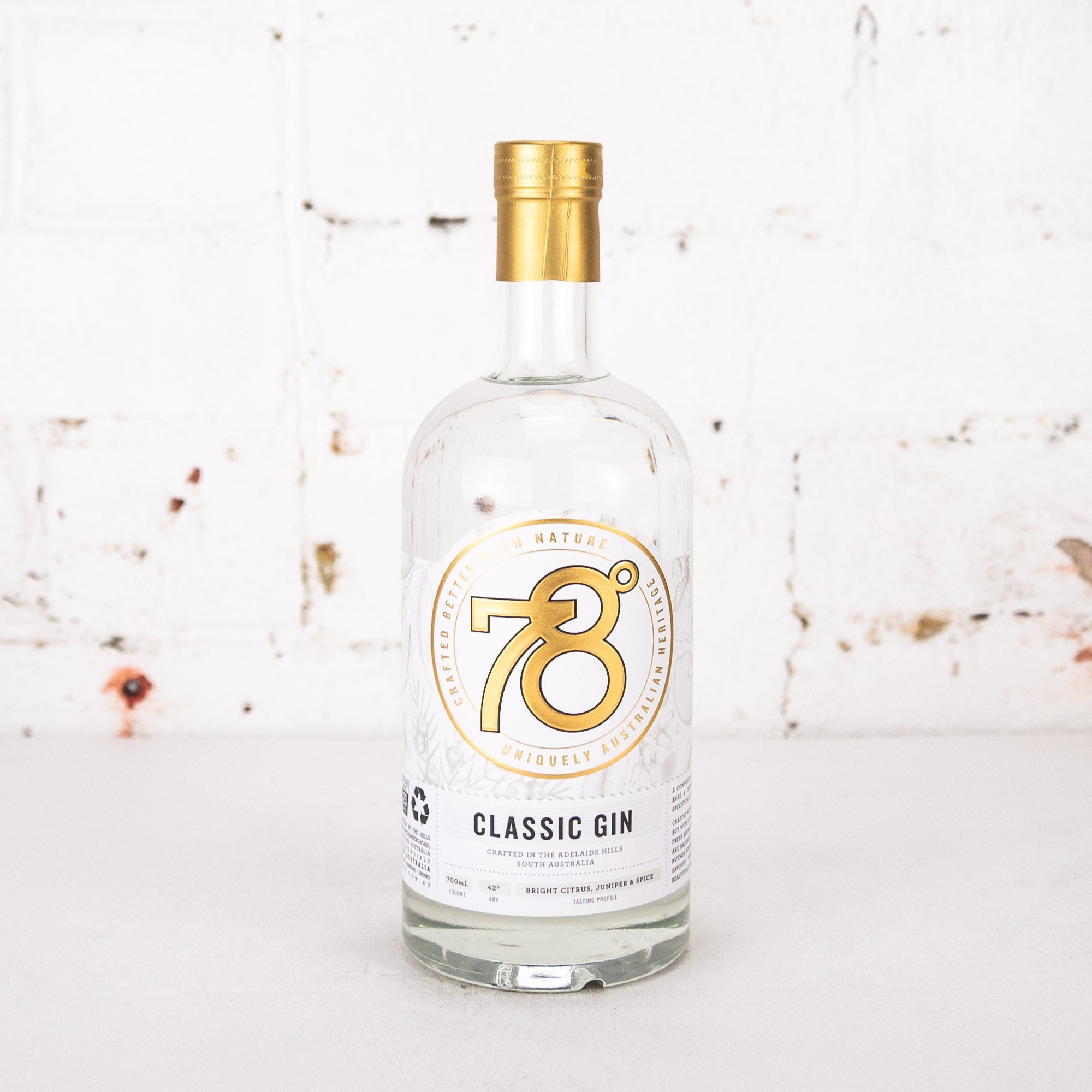 78 Degrees - Classic Gin 700ml