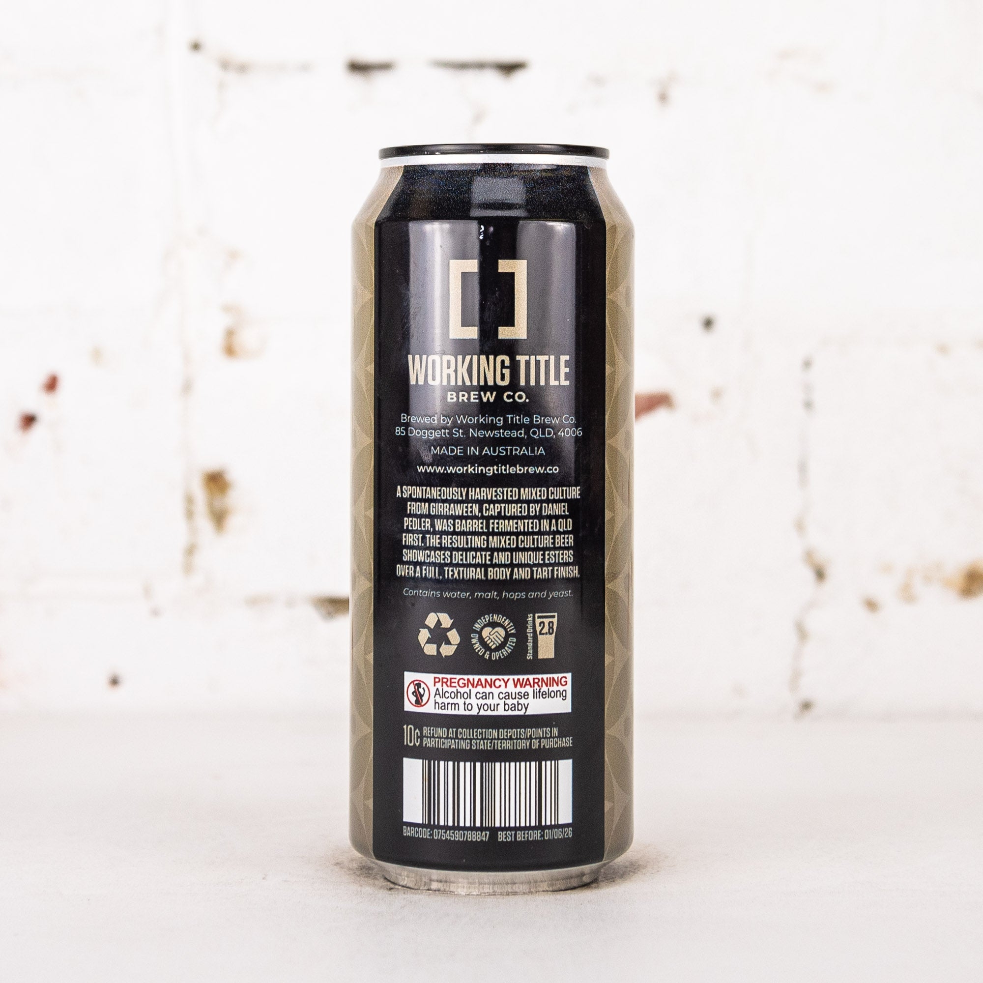 Working Title - Where the Wild Things Are Girraween Spon Mixed Culture Ale