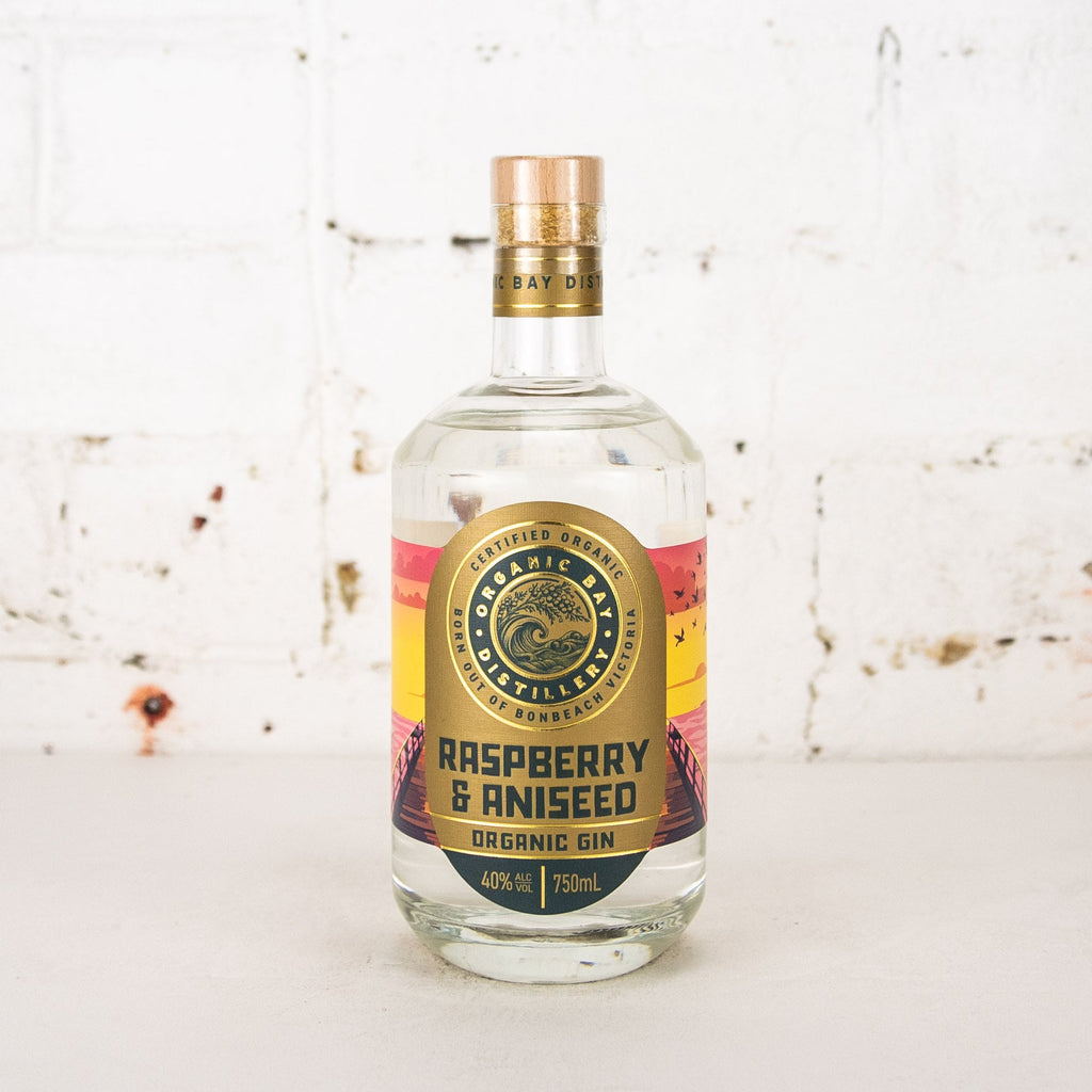 Organic Bay Distillery - Raspberry & Aniseed Gin 750ml