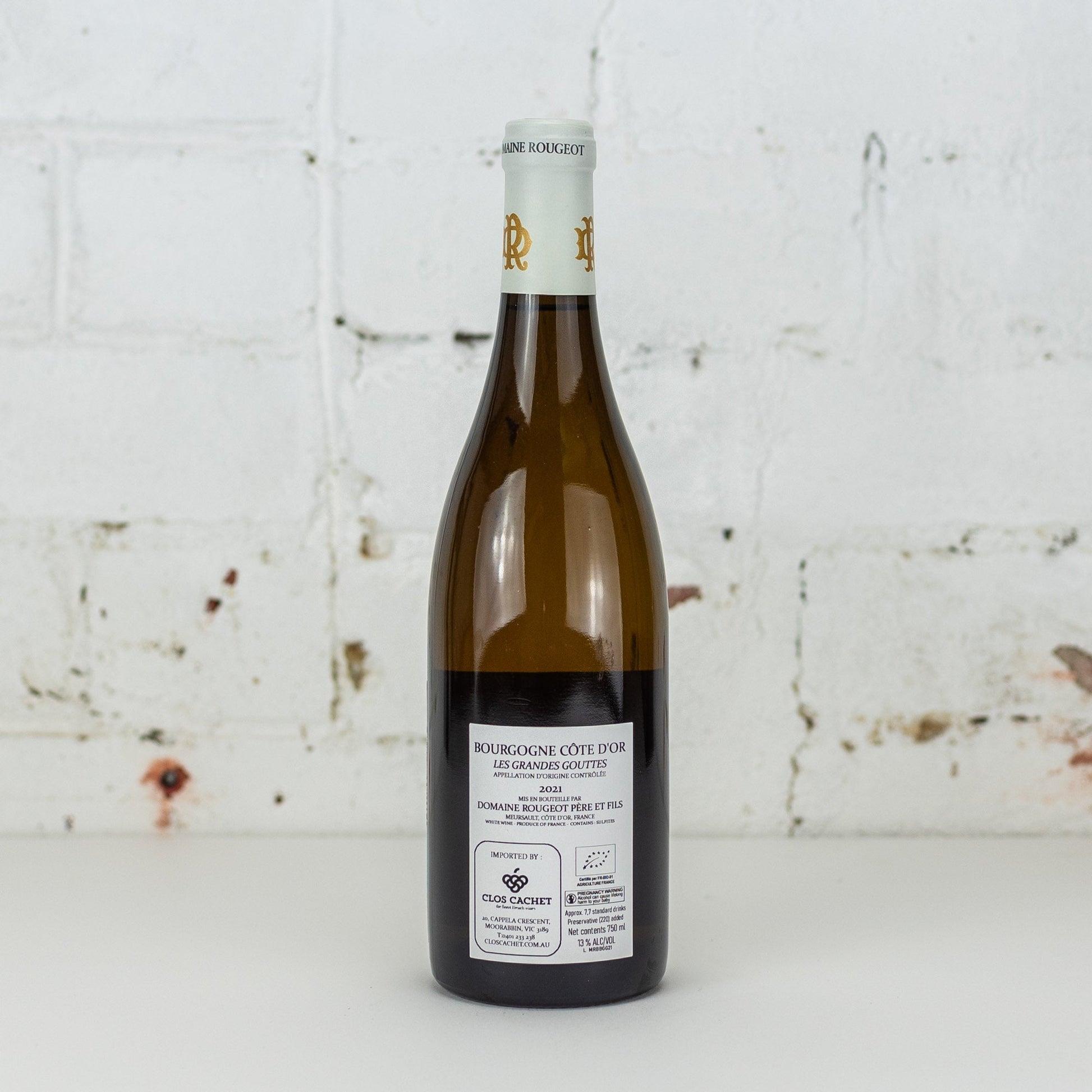 Domaine Rougeot - Bourgogne Chardonnay "Les Grandes Gouttes" 2021 750ml