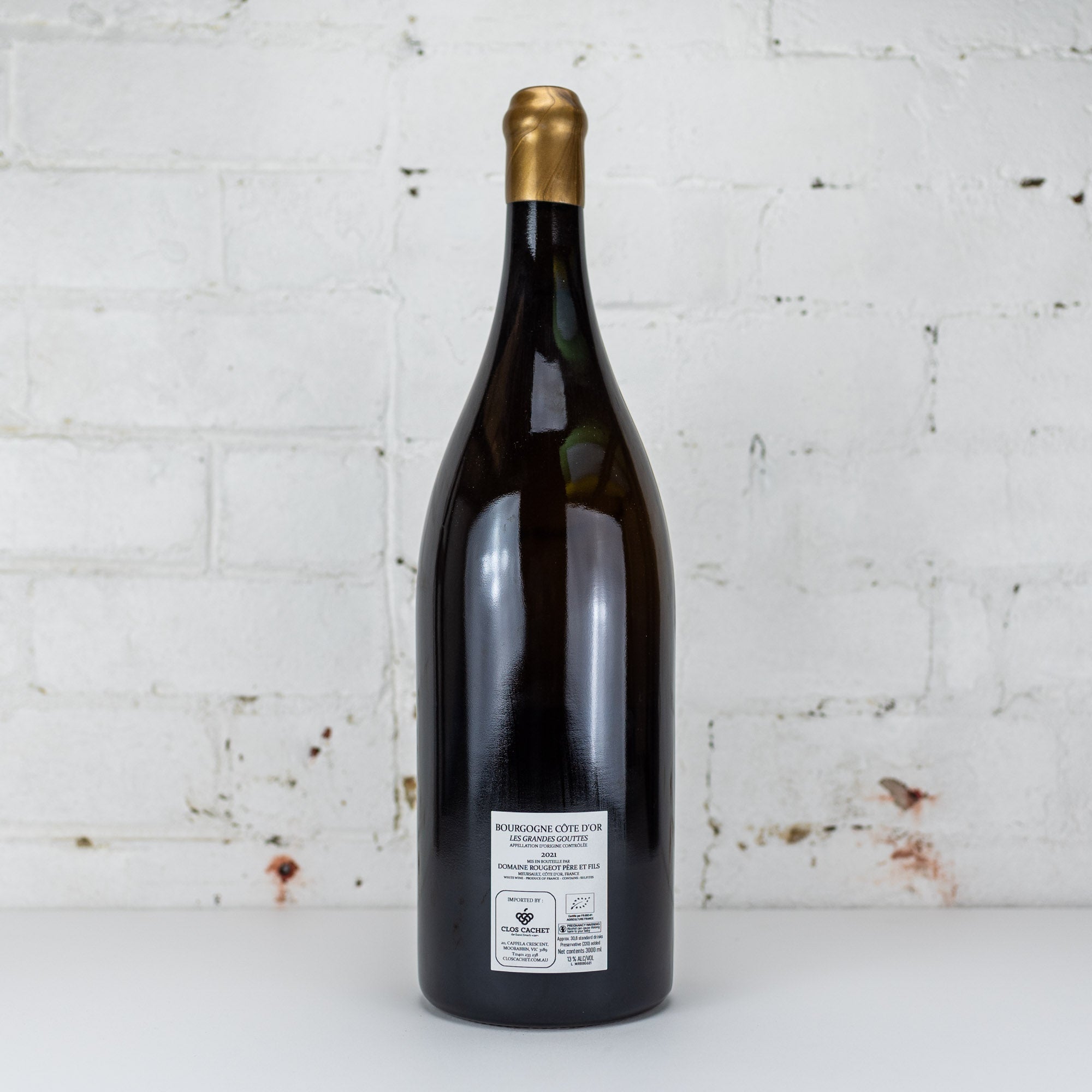 Domaine Rougeot - Bourgogne Chardonnay "Les Grandes Gouttes" 2021 3L
