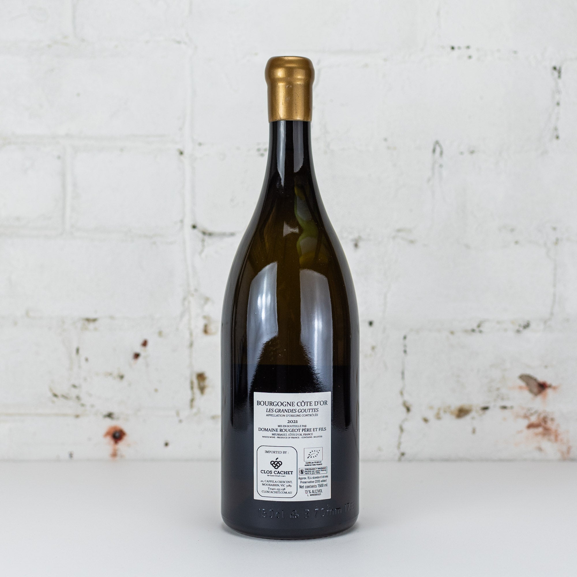 Domaine Rougeot - Bourgogne Chardonnay "Les Grandes Gouttes" 2021 1.5L