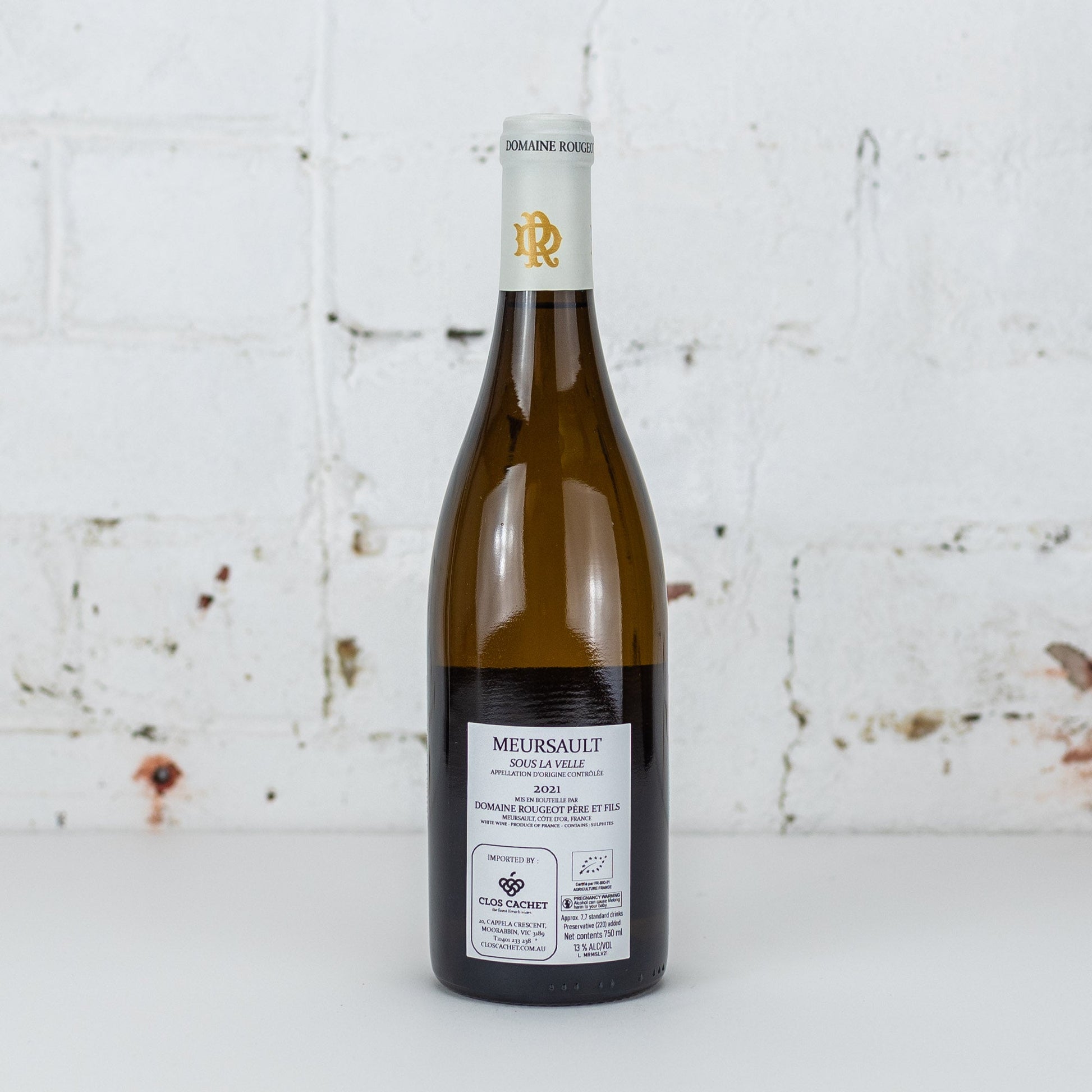 Domaine Rougeot - Meursault "Sous la Velle" 2021 750ml