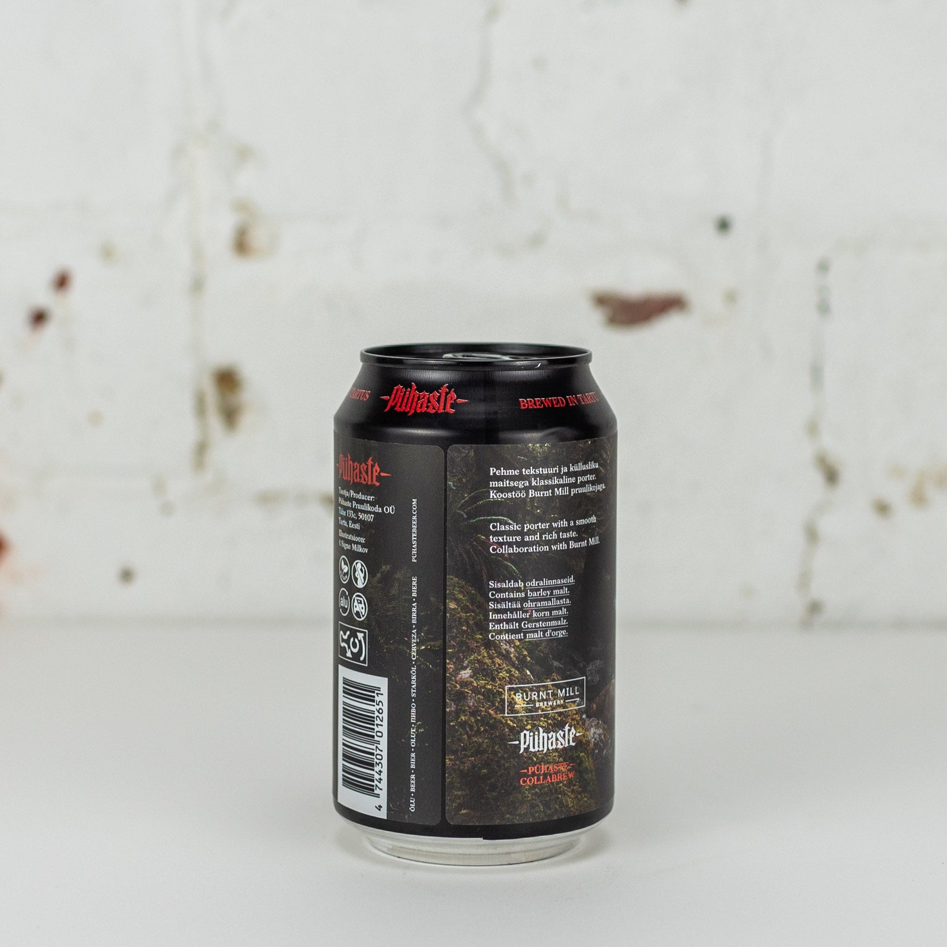 Puhaste x Burnt Mill 'Way In The Dark' Imperial Porter