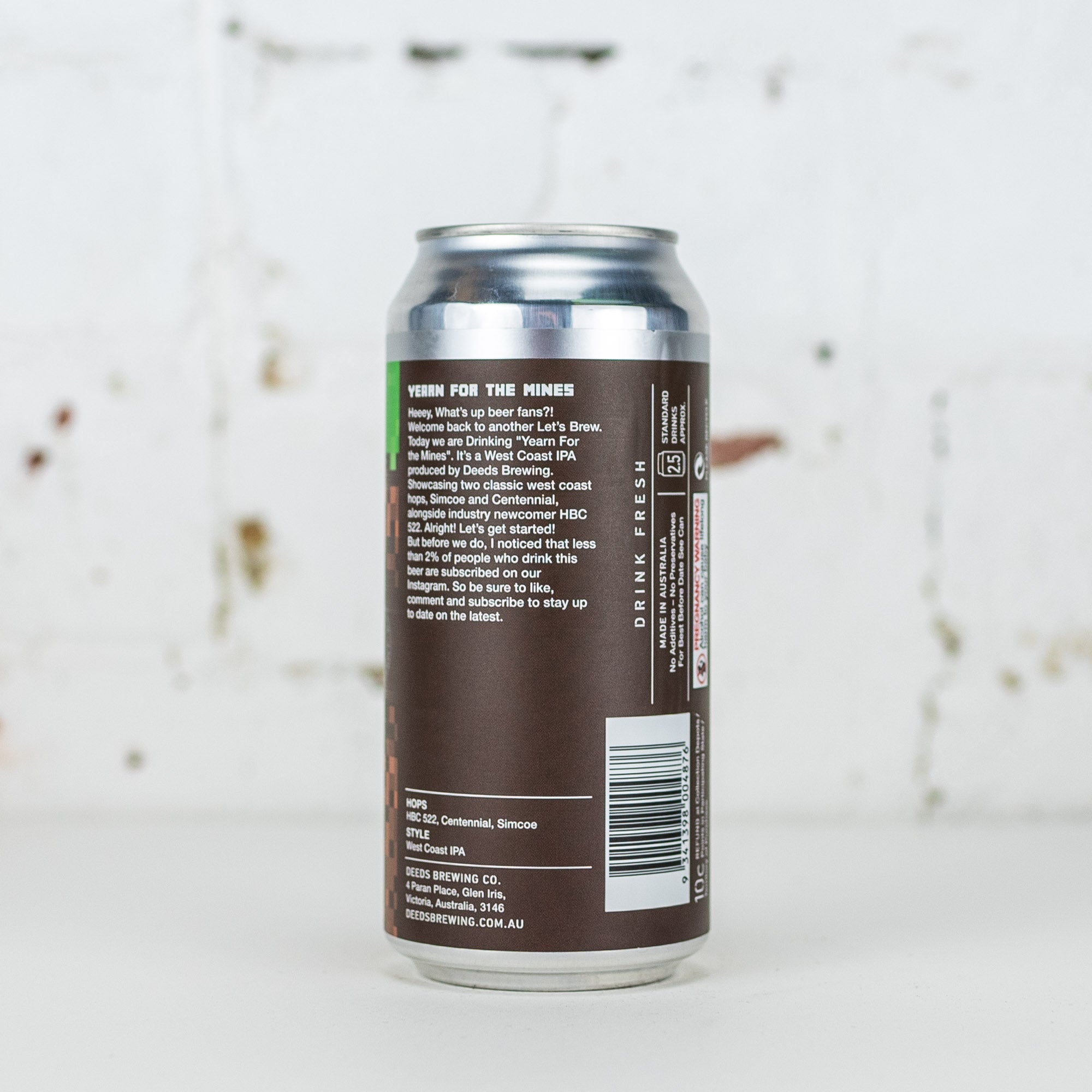 Deeds - Yearn For The Mines West Coast IPA
