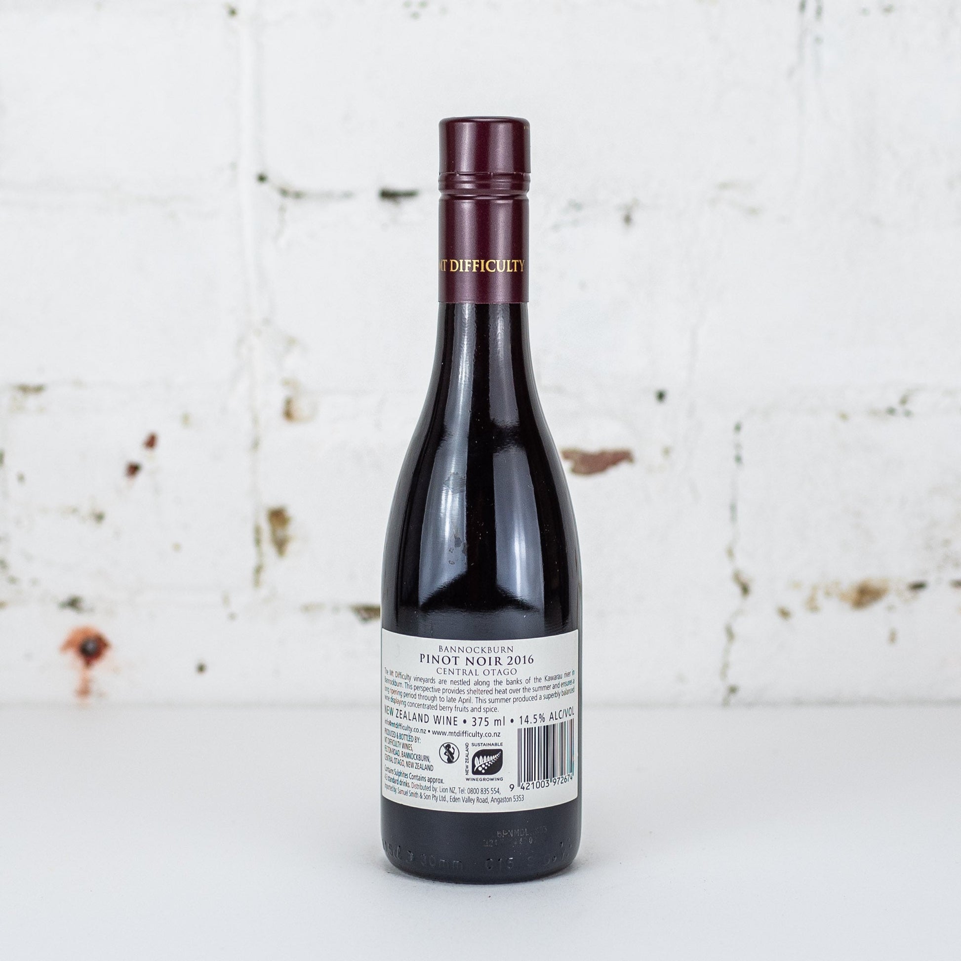 Mt Difficulty - Bannockburn Pinot Noir 2016 375ml