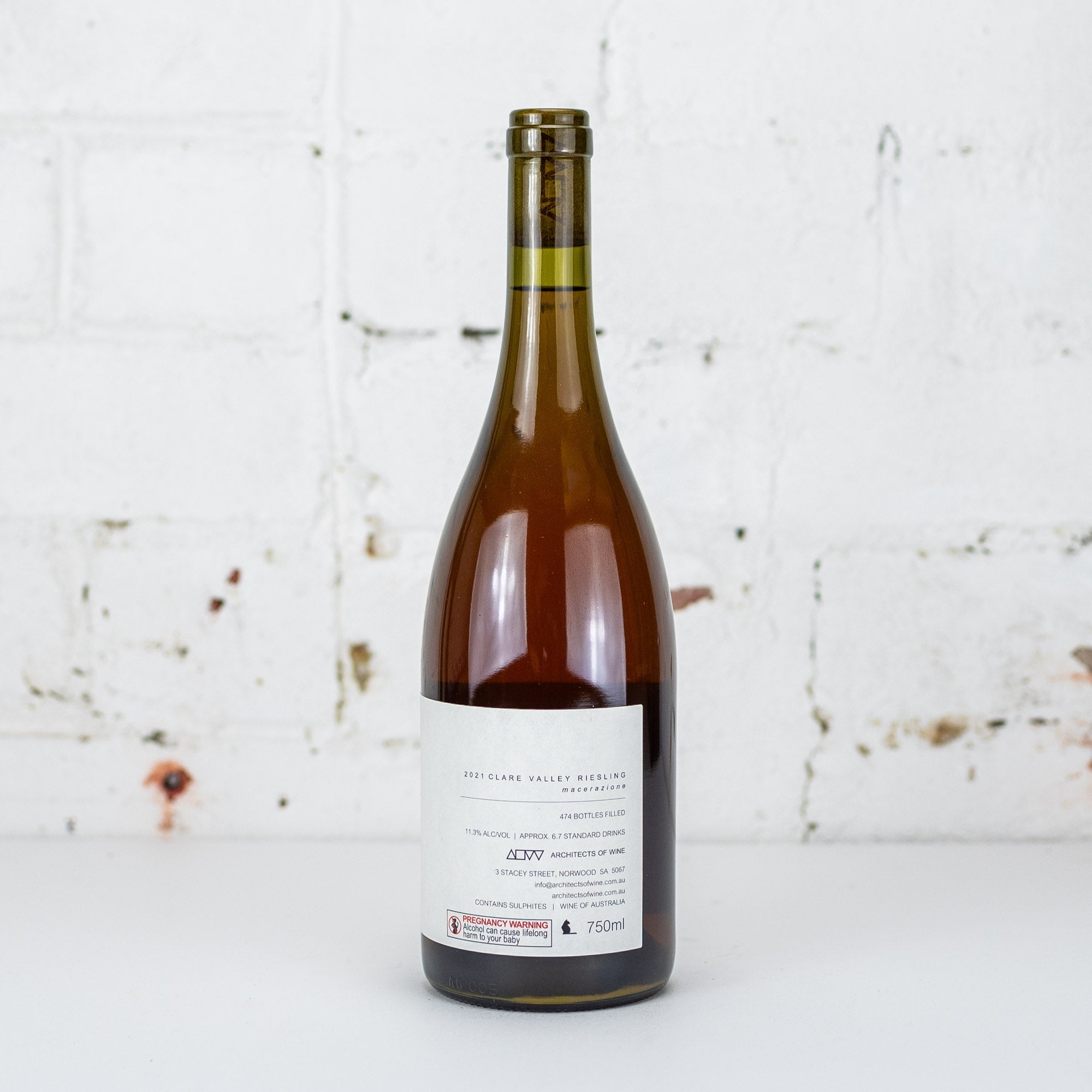 Architects of Wine - Clare Valley Riesling Macerazione 750ml