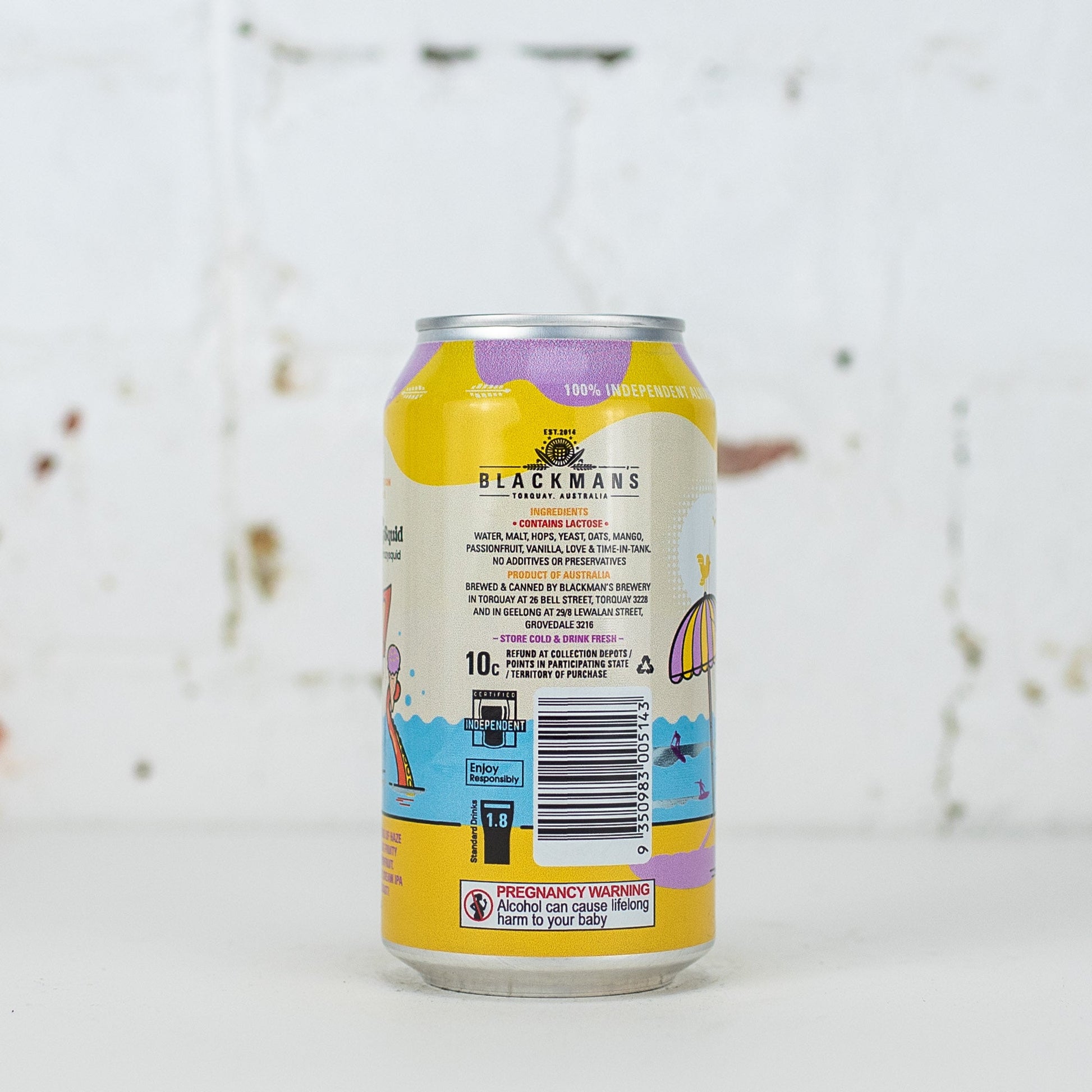 Blackman's x Gelato Gelato x The Hazy Squid 'Mango & Passionfruit Ice Cream IPA'