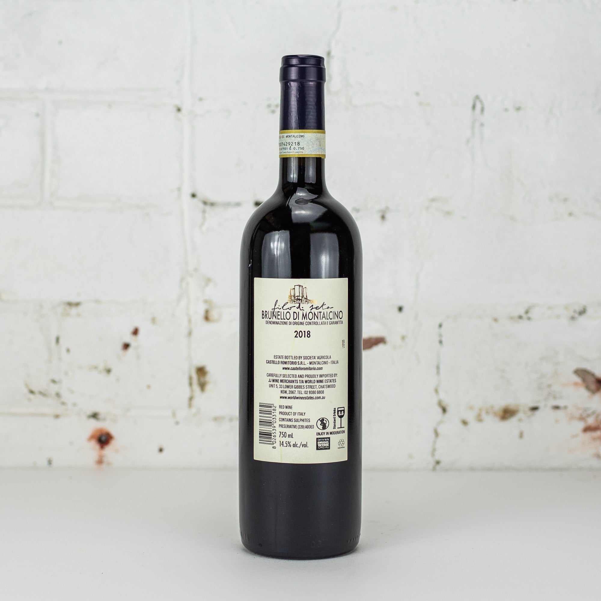 Castello Romitorio - ‘Filo di Seta’ Brunello di Montalcino 2018 750ml