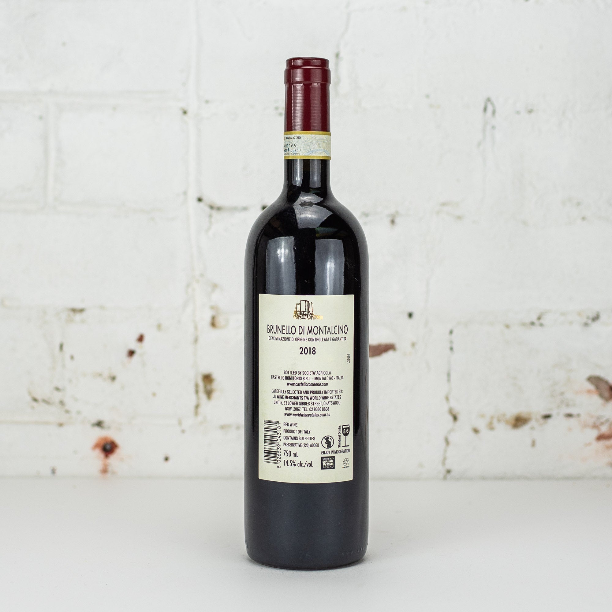 Castello Romitorio - Brunello di Montalcino 2018  750ml