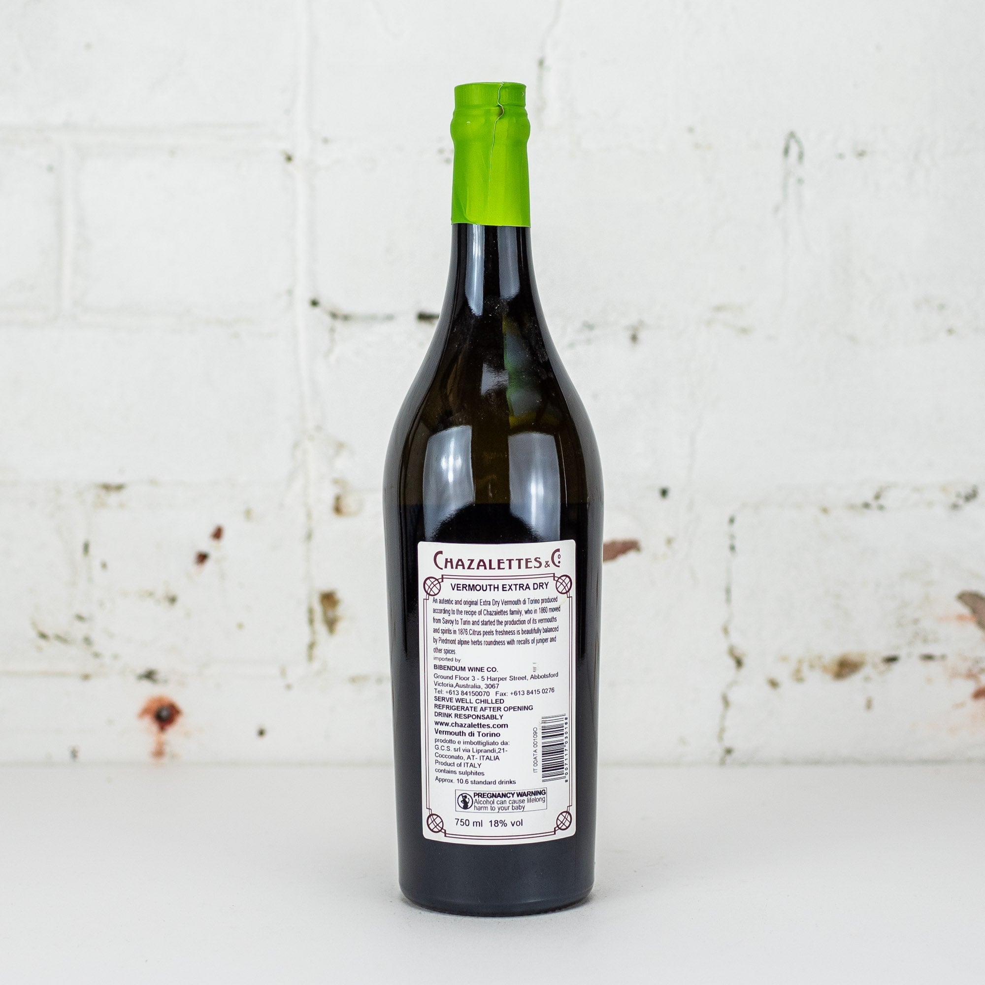 Chazalettes & Co - Vermouth di Torino Extra Dry 750ml