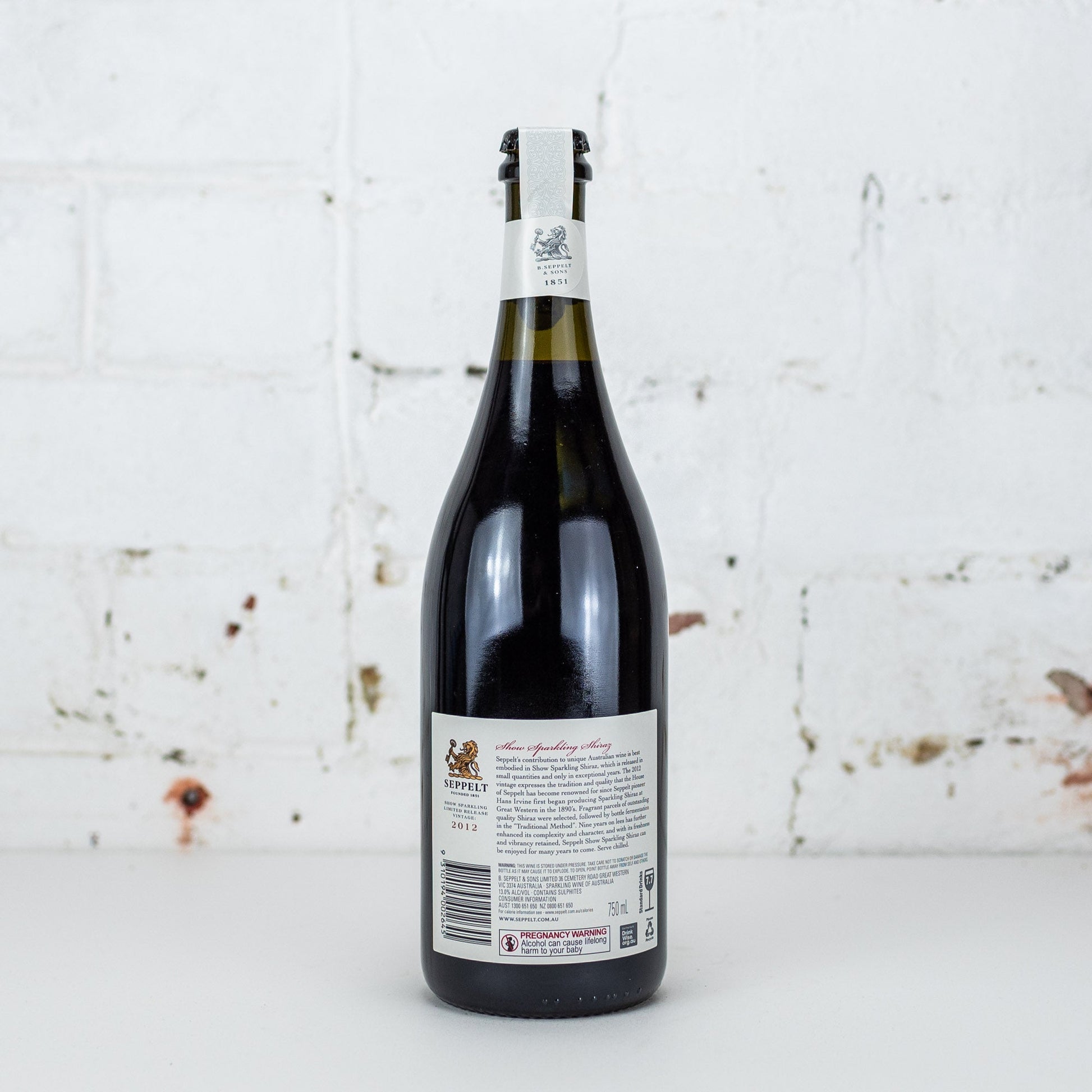 Seppelt - Show Sparkling Shiraz 2012 750ml