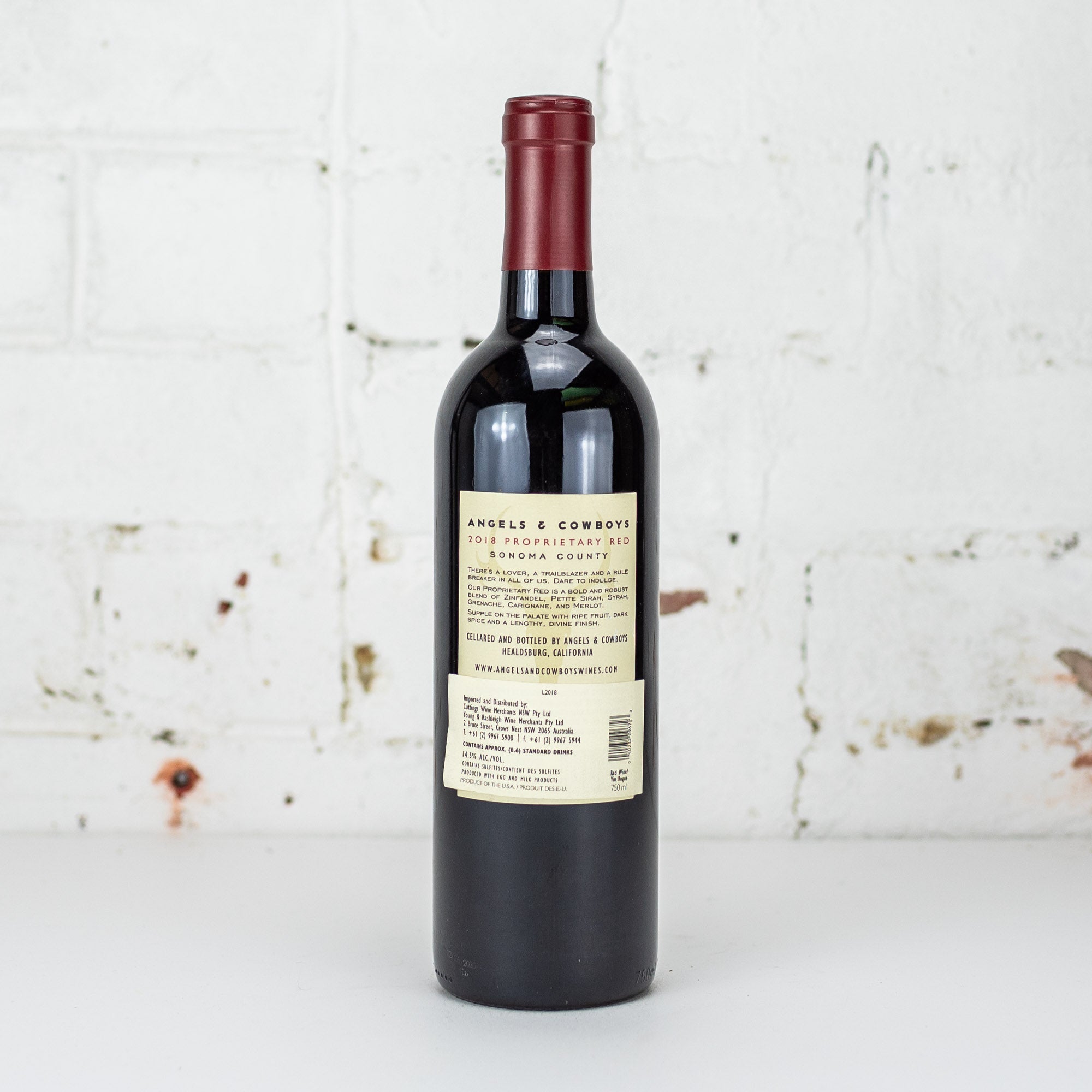 Angels & Cowboys - Proprietary Red 2018 750ml