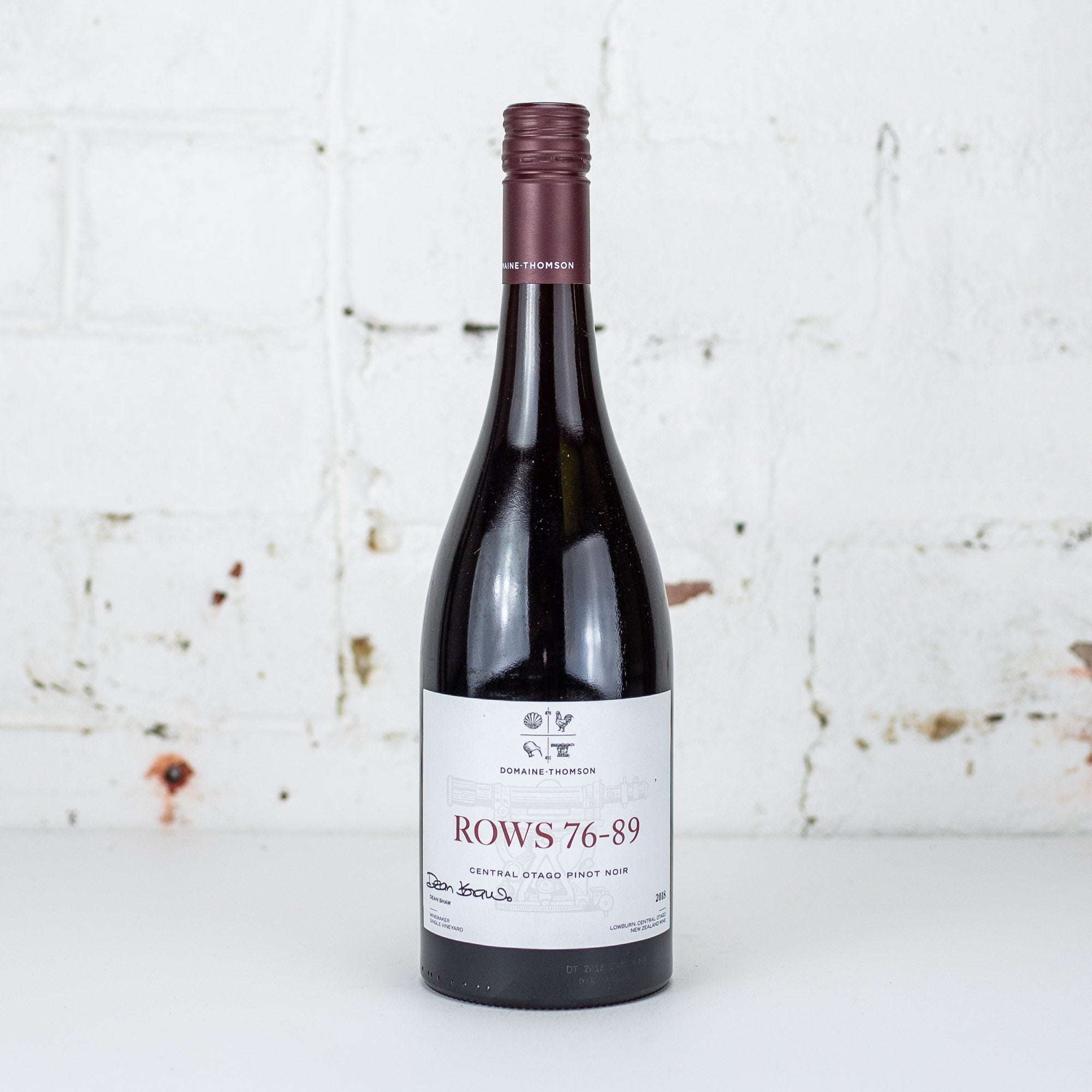 Domaine Thomson - Rows 76–89 Pinot Noir 2018 750ml