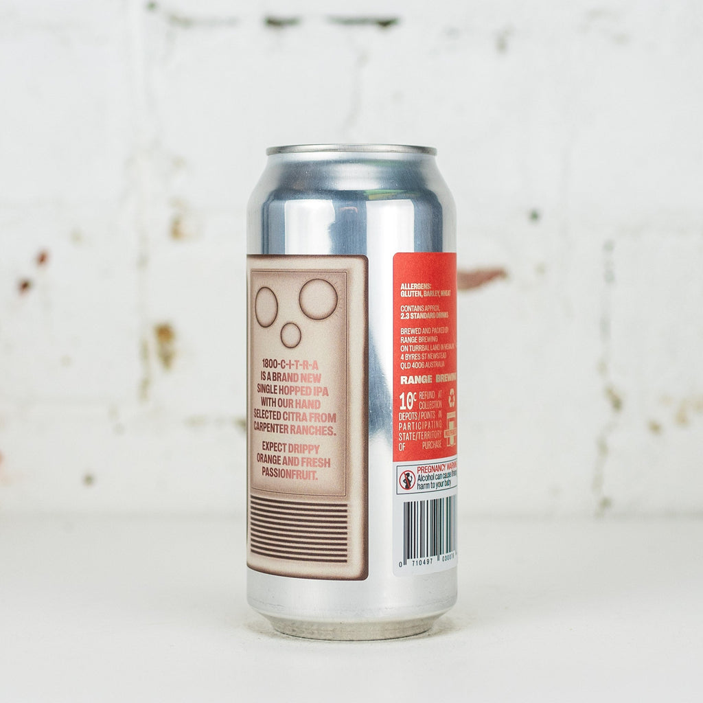 Range - 1800–Citra Hazy IPA