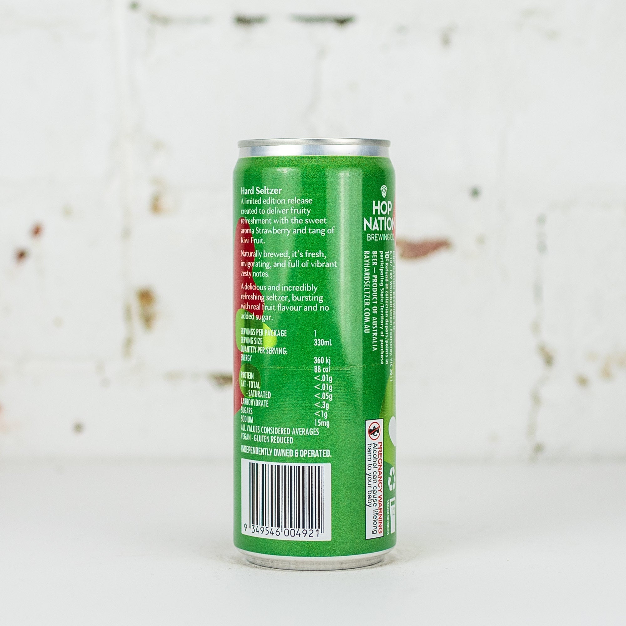 Hop Nation - Ray Strawberry & Kiwi Seltzer