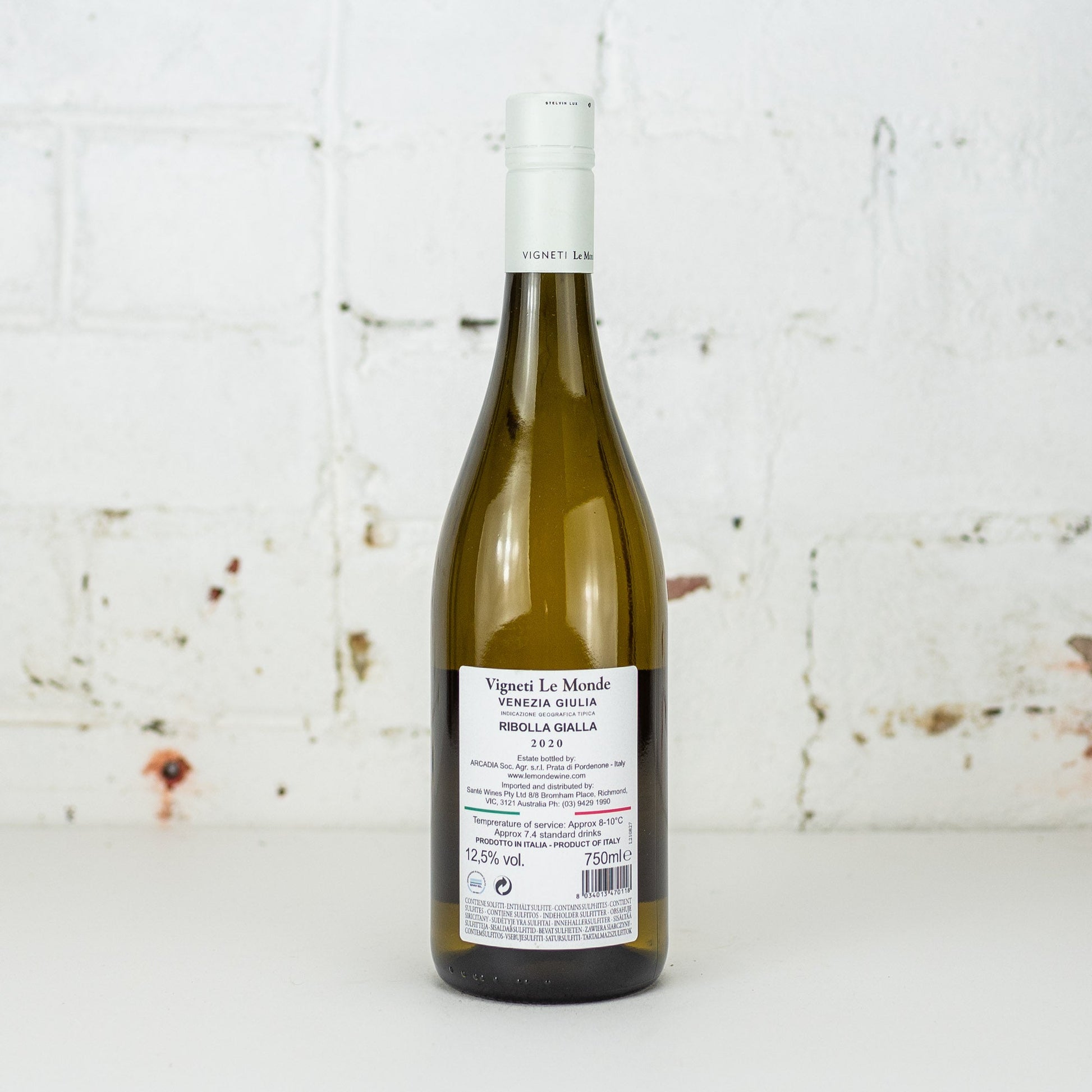 Le Monde - Ribolla Gialla 2020 750ml