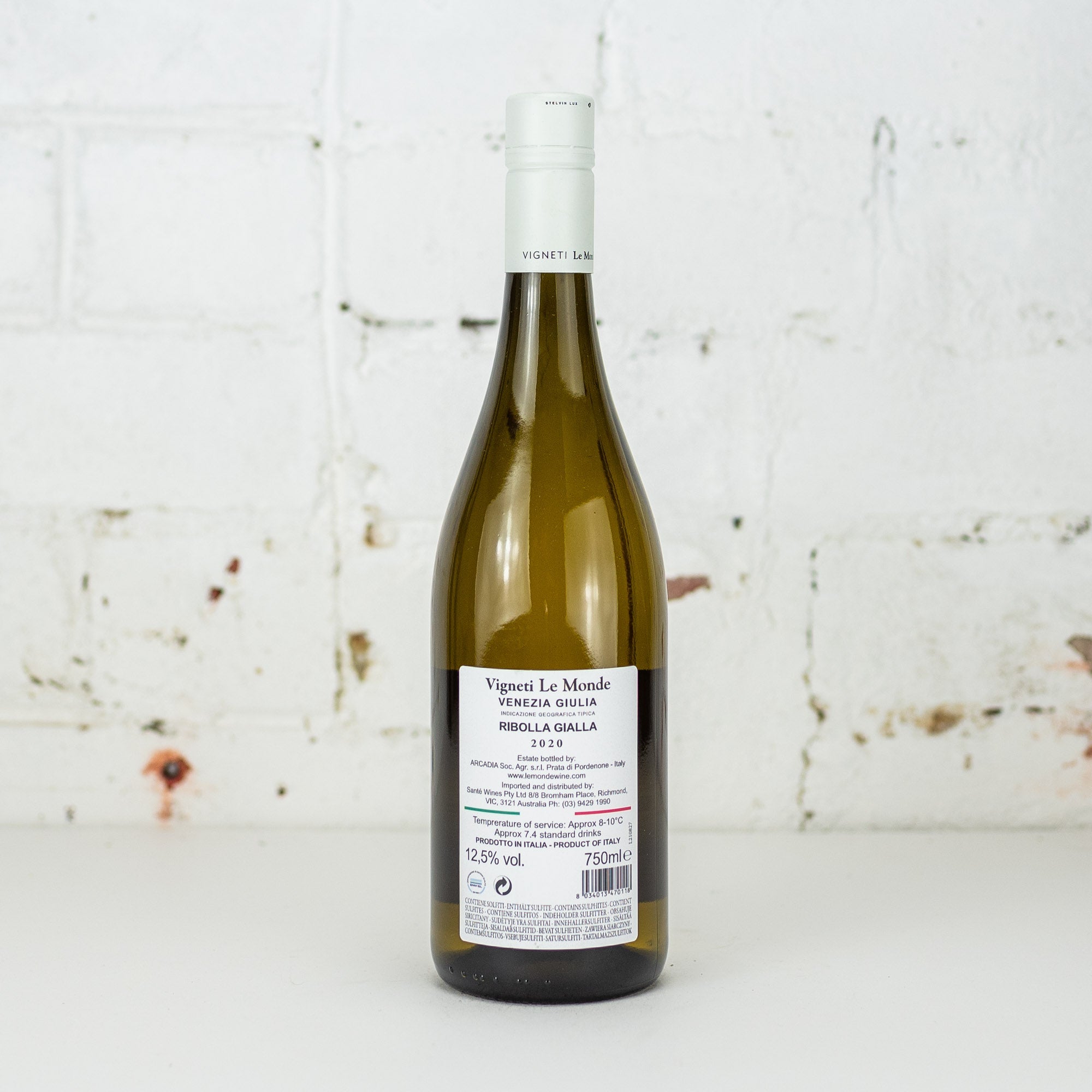 Le Monde - Ribolla Gialla 2020 750ml