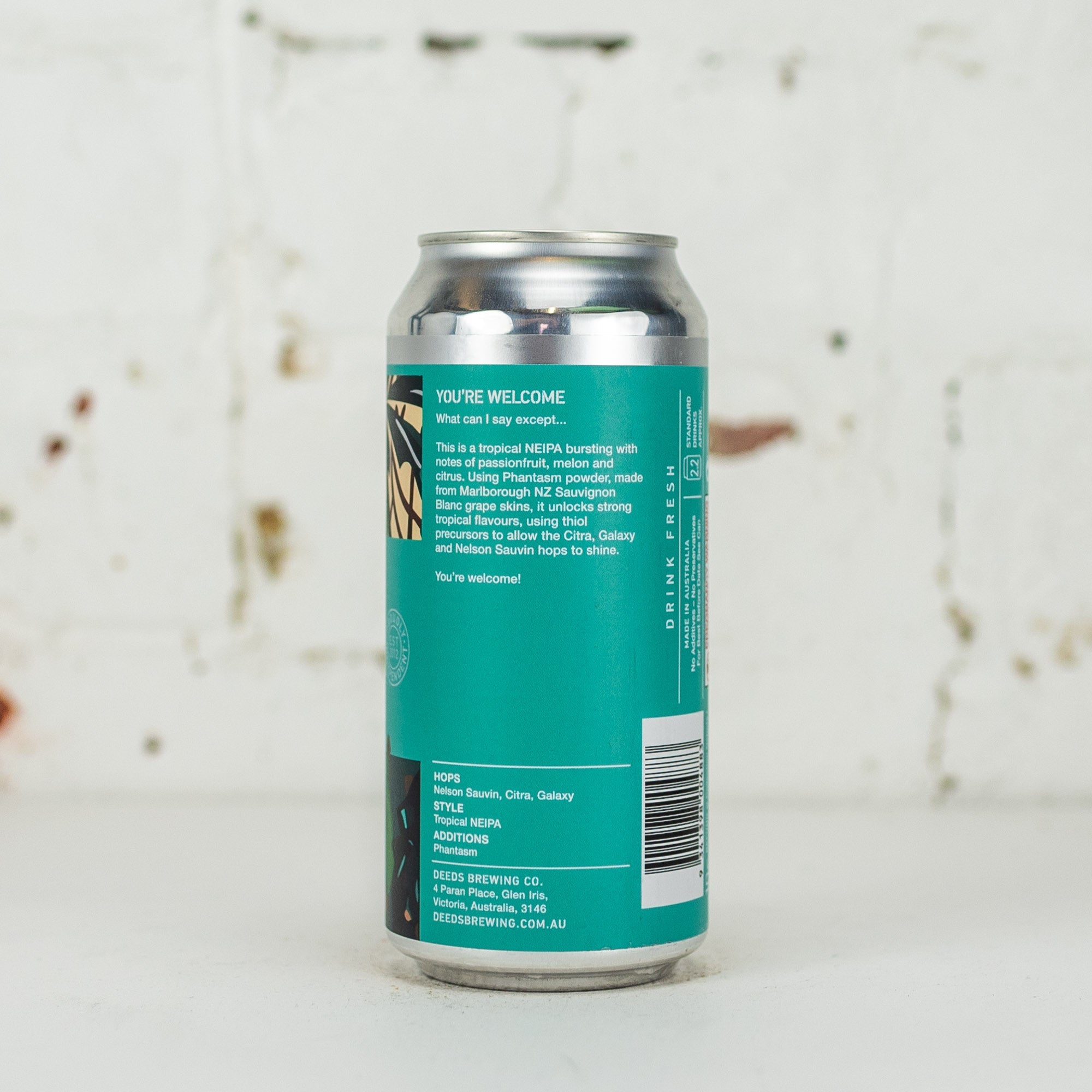 Deeds - You're Welcome Tropical NEIPA with Phantasm