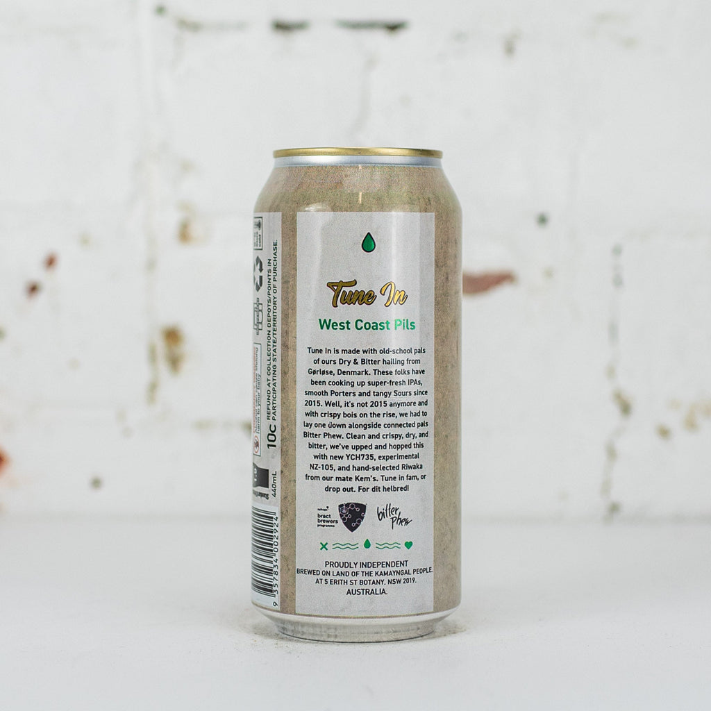 One Drop x Dry & Bitter 'Tune In' West Coast Pils