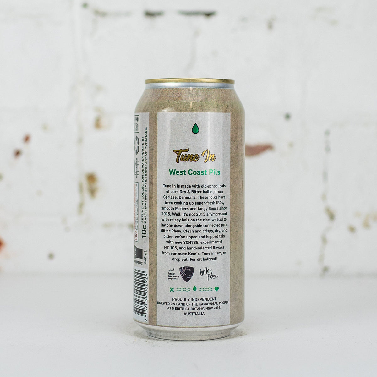 One Drop x Dry & Bitter 'Tune In' West Coast Pils