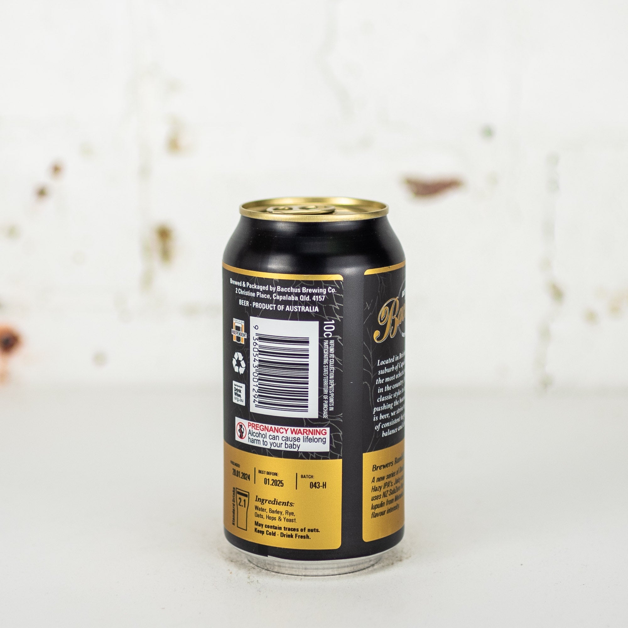 Bacchus - Haze For Daze (Motueka) DDH Hazy IPA