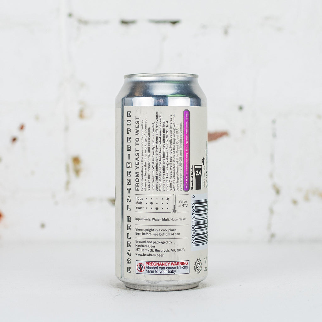 Hawkers - From Yeast to West: Kviek West Coast IPA