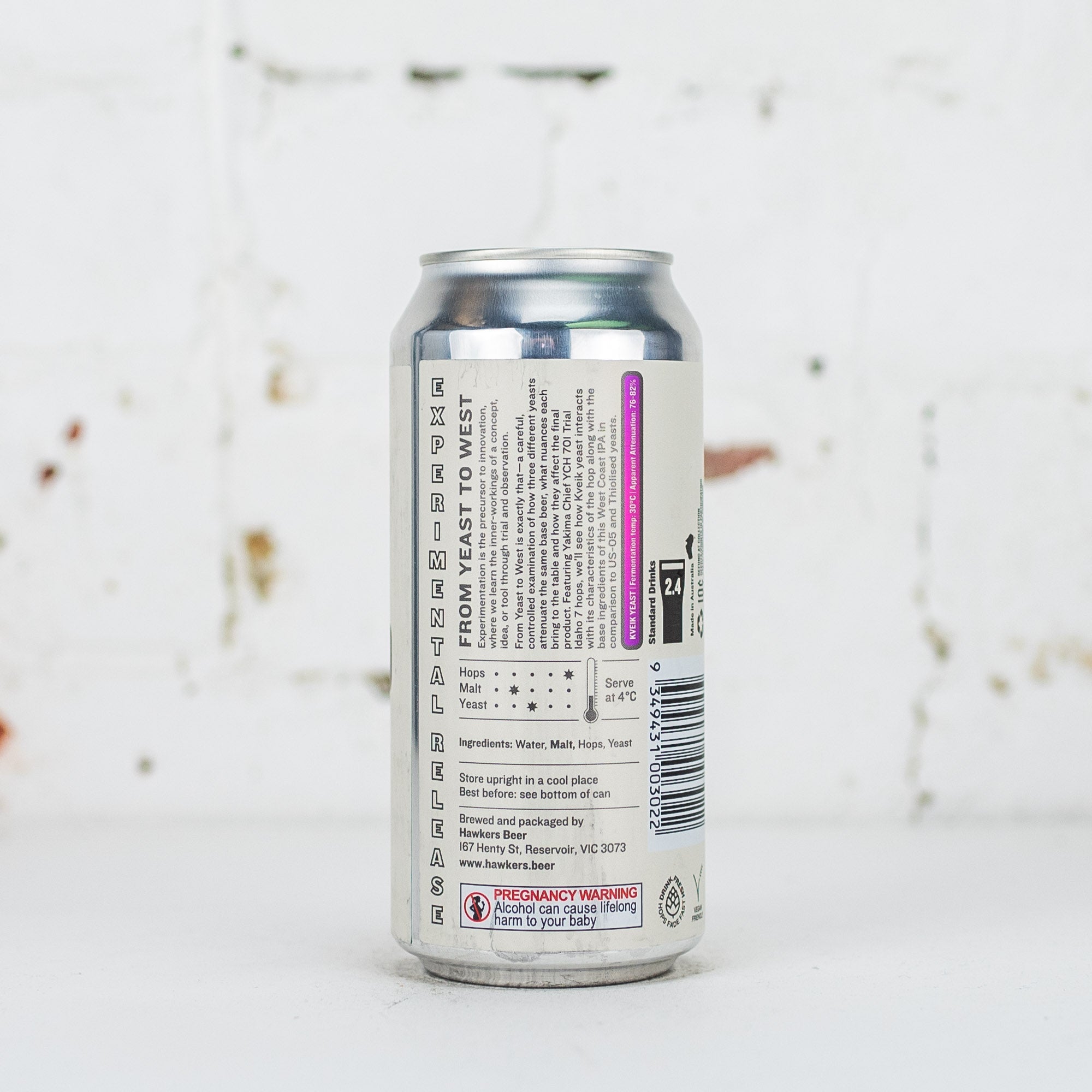 Hawkers - From Yeast to West: Kviek West Coast IPA