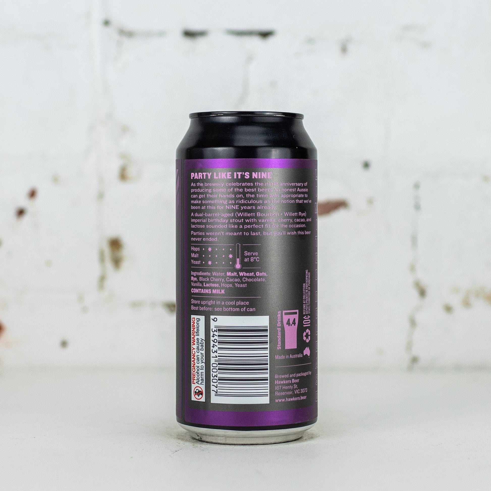 Hawkers - Party Like It's Nine BA Black Forest Imperial Stout
