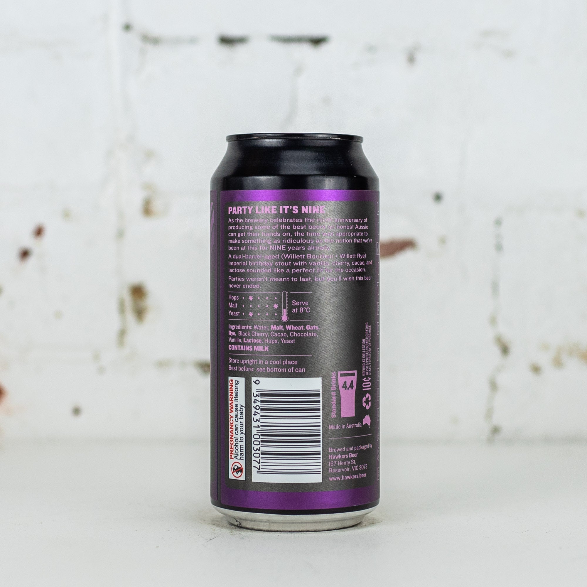 Hawkers - Party Like It's Nine BA Black Forest Imperial Stout