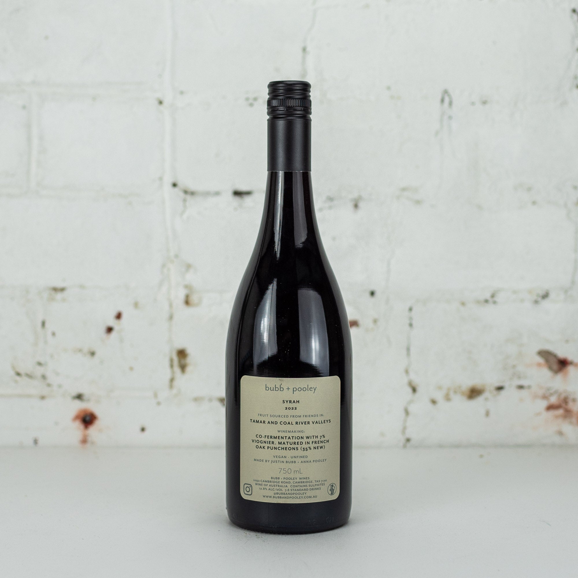 Bubb + Pooley - Syrah 2022 750ml