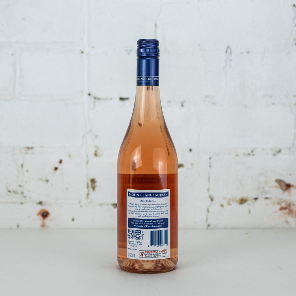 Mount Langi Ghiran - Billi Billi Rose 750ml