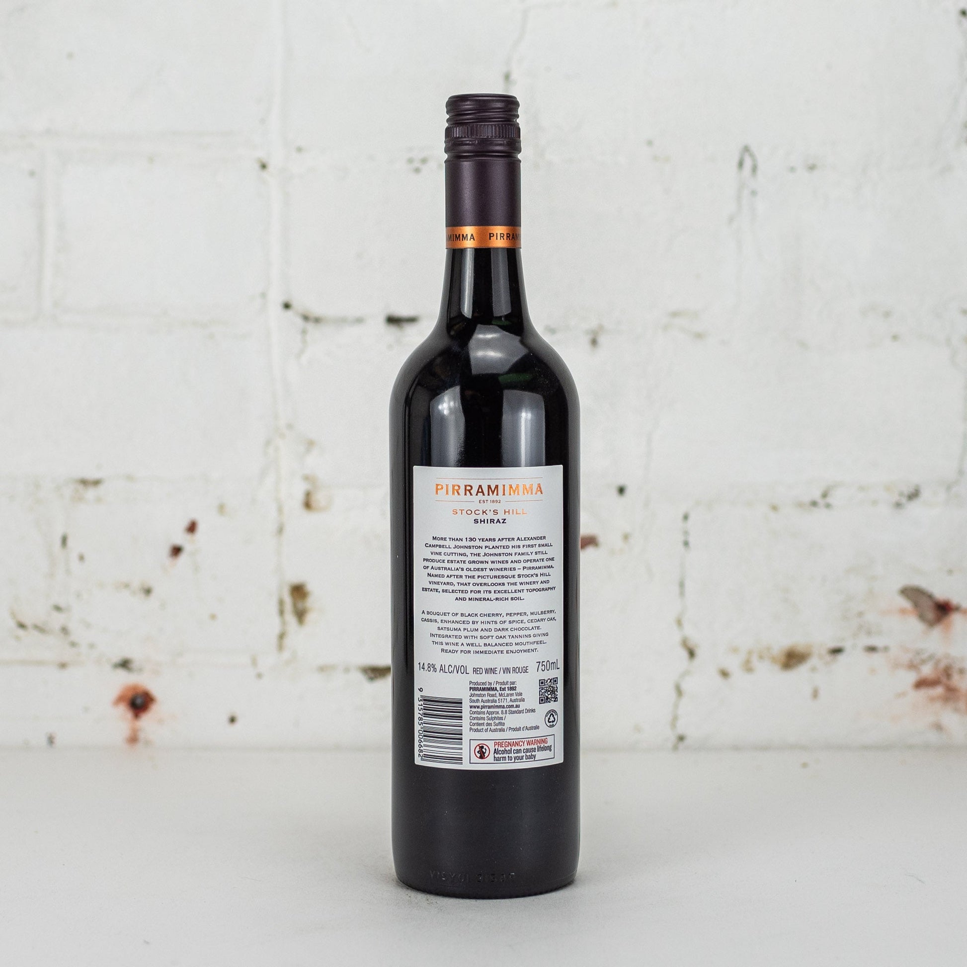 Pirramimma - Stock's Hill Shiraz 750ml