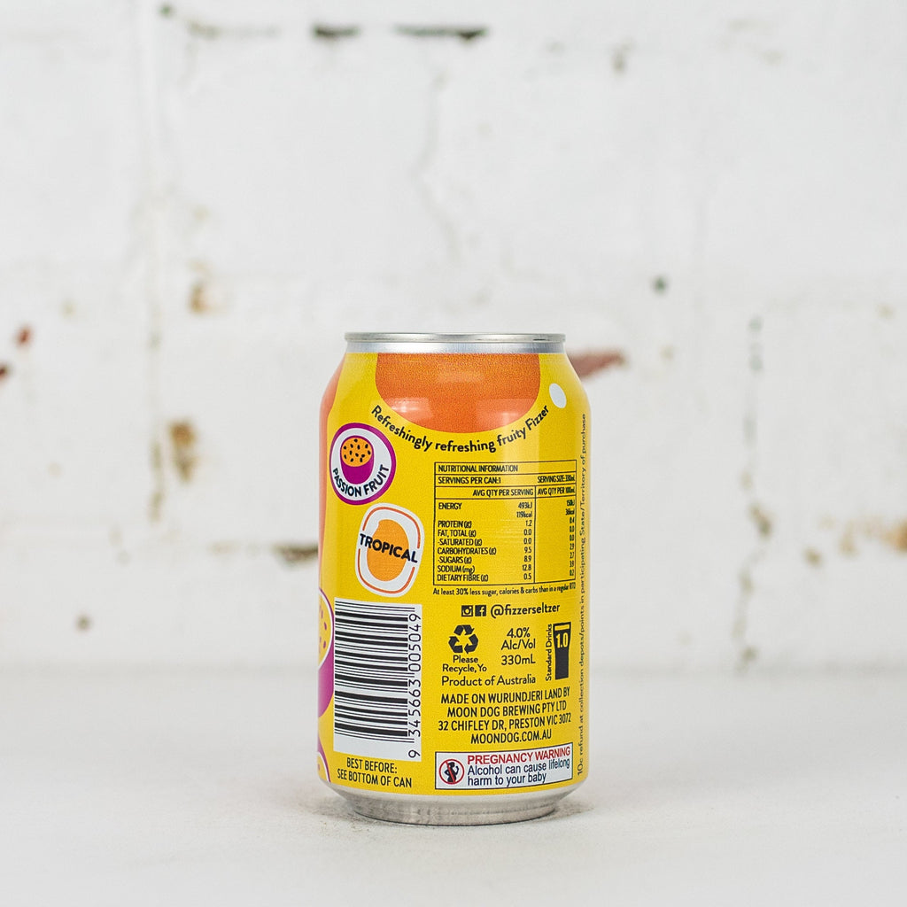 Moon Dog - Fizzer Juicy Summer Pash Hard Seltzer