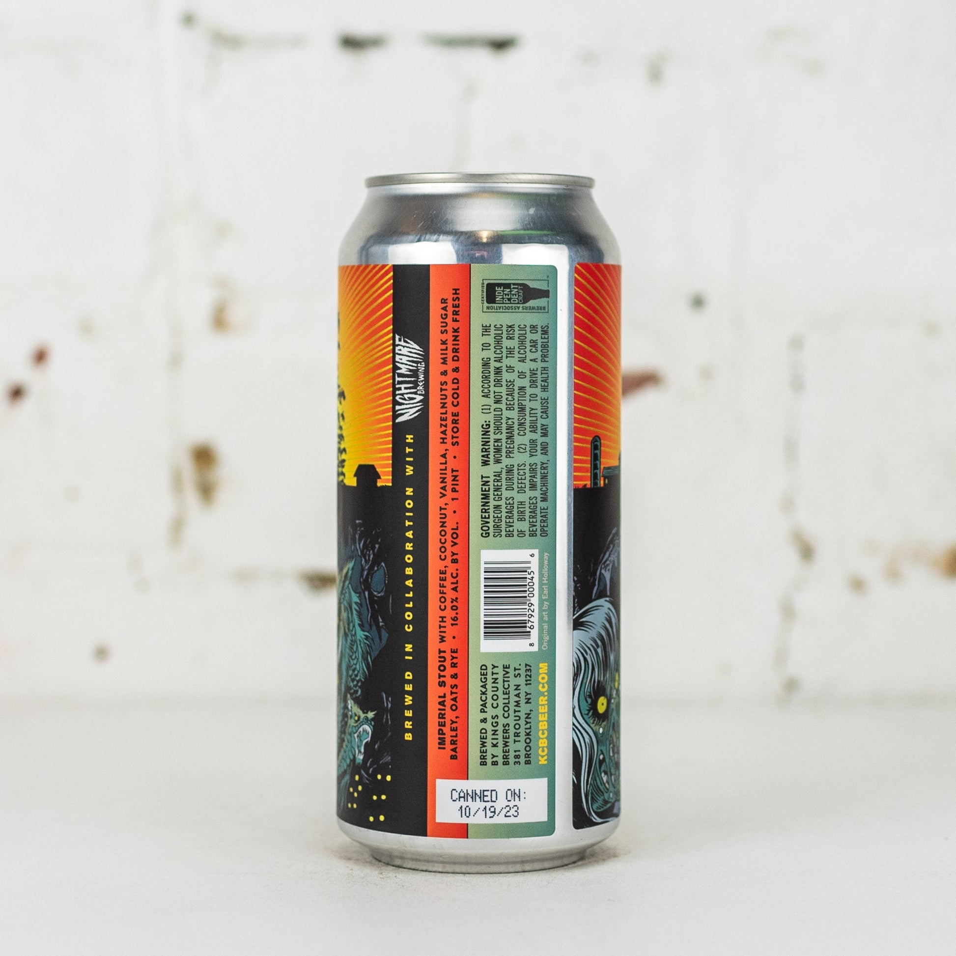 KCBC x Nightmare 'Fear the Sunset' Imperial Pastry Stout