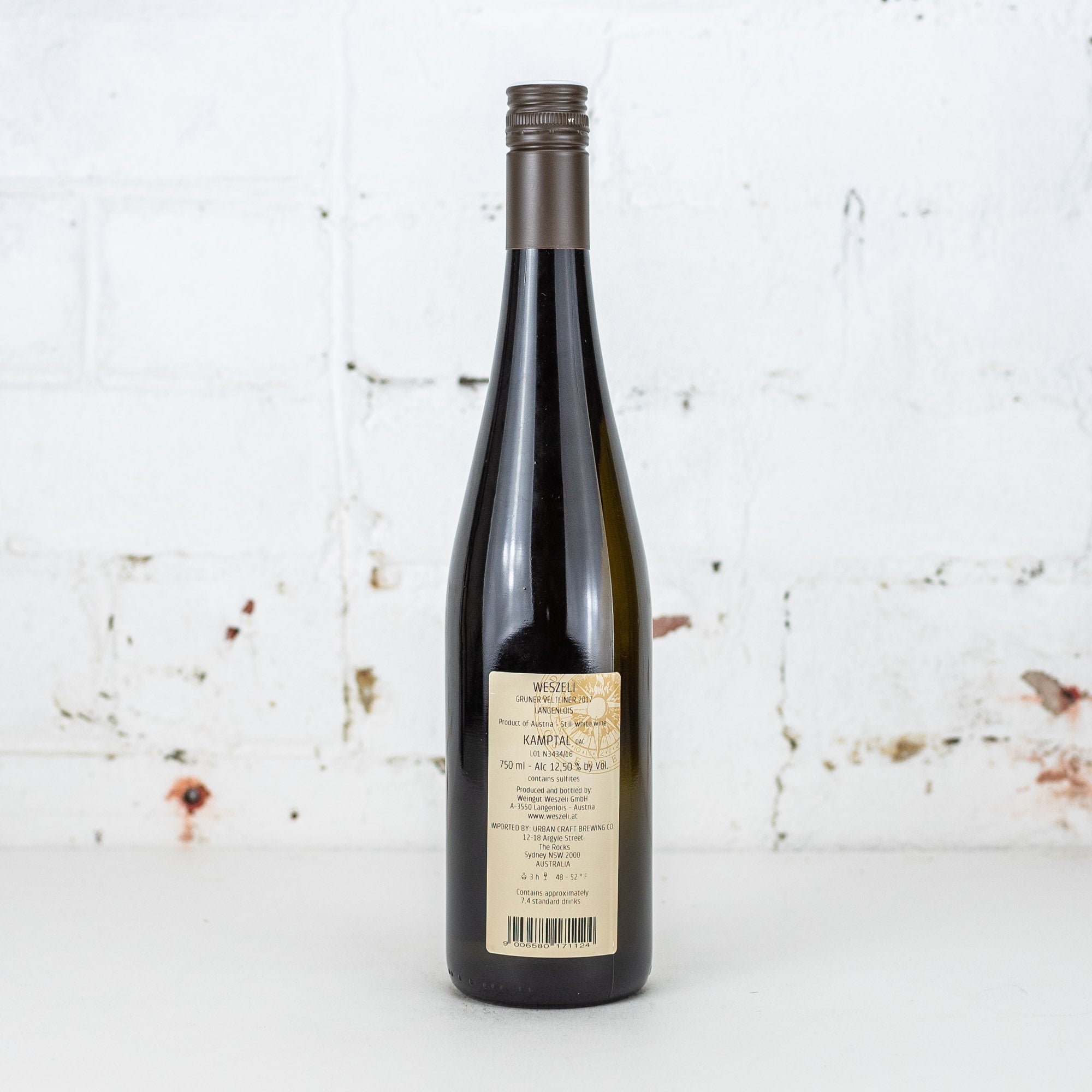 Weszeli - Langenlois Gruner Veltliner 2017 750ml