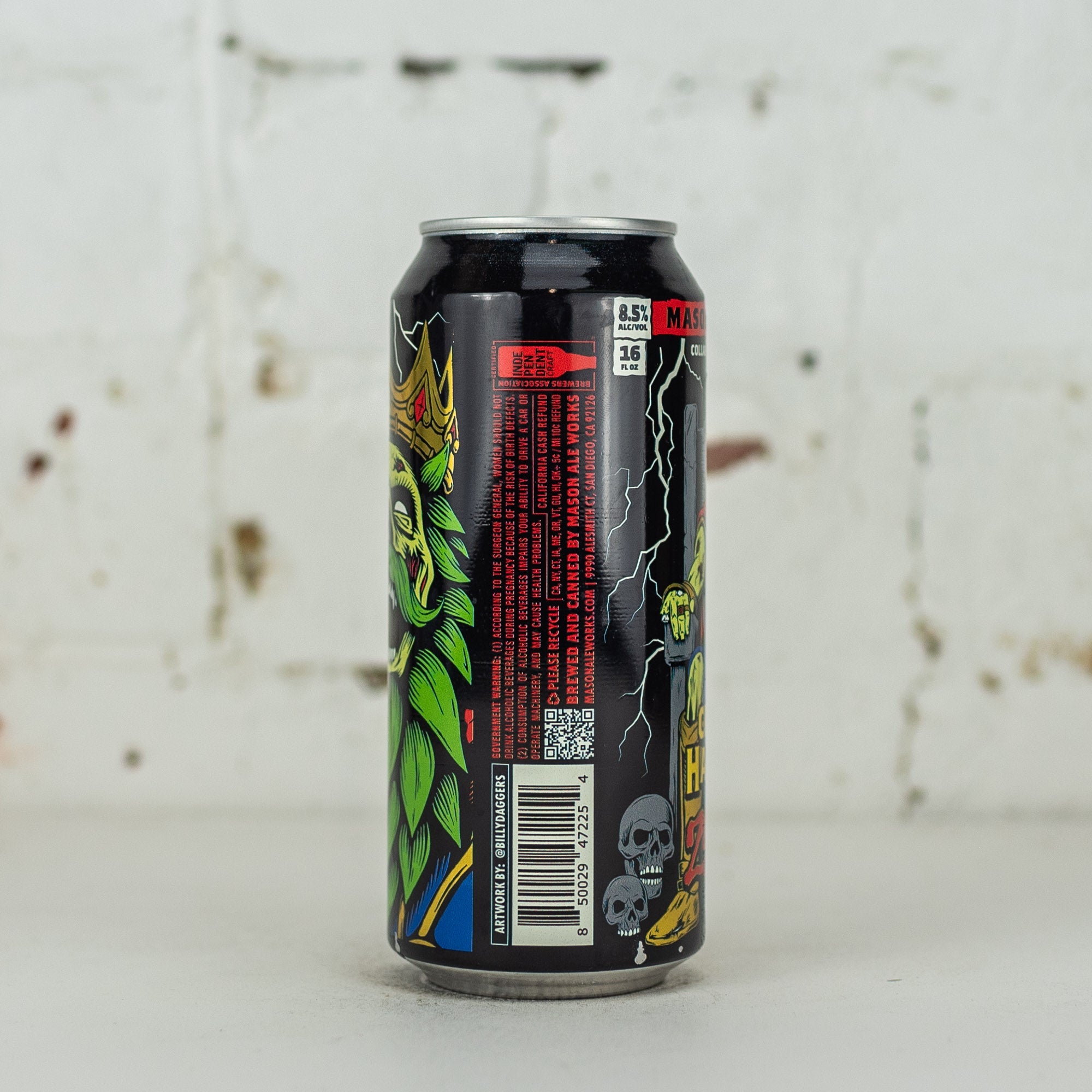 Mason Ale Works x Craft Beer Kings x Beer Zombie 'Crowns, Hammers & Zombies' DDH Hazy Triple IPA